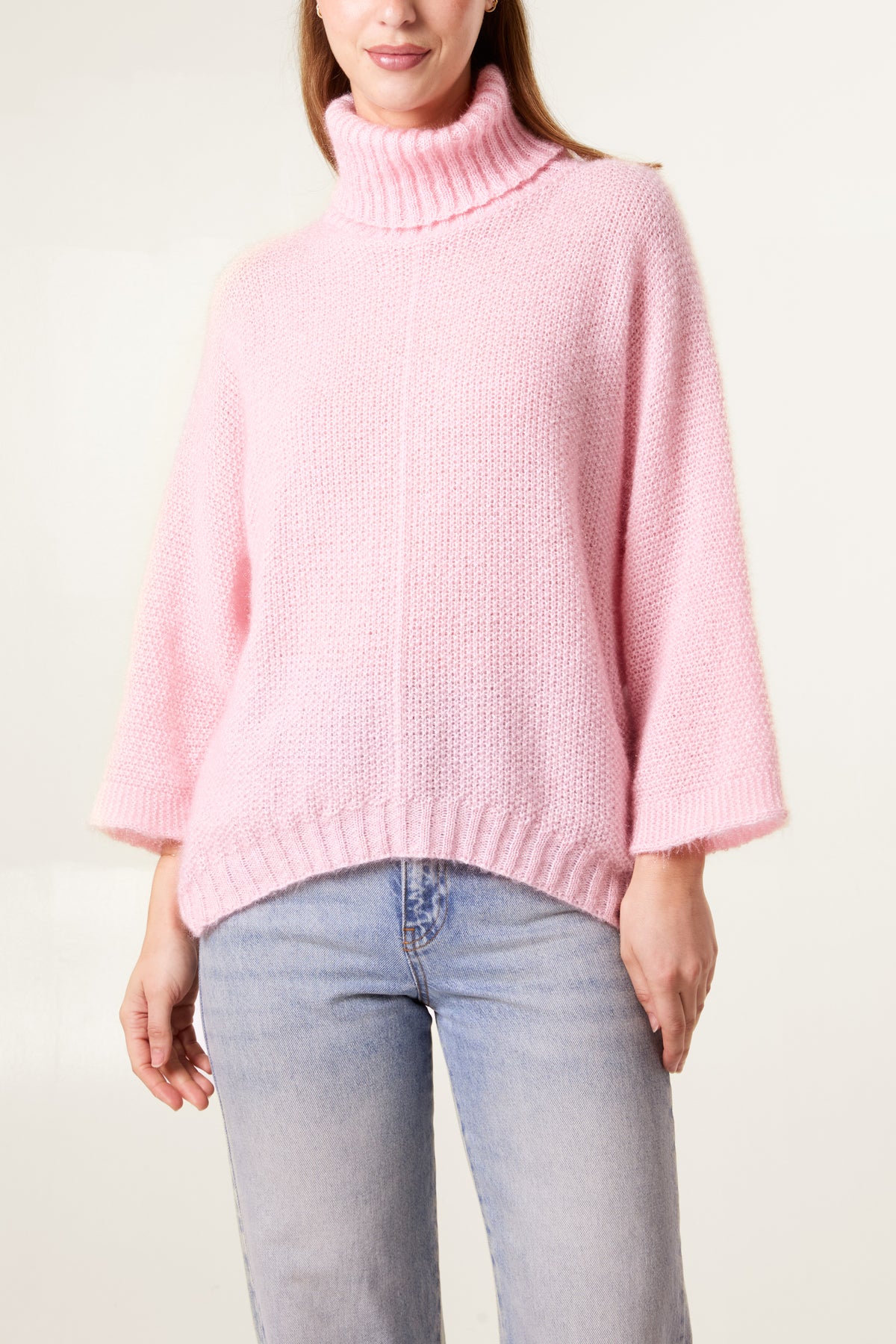 Fluffy Roll Neck Jumper