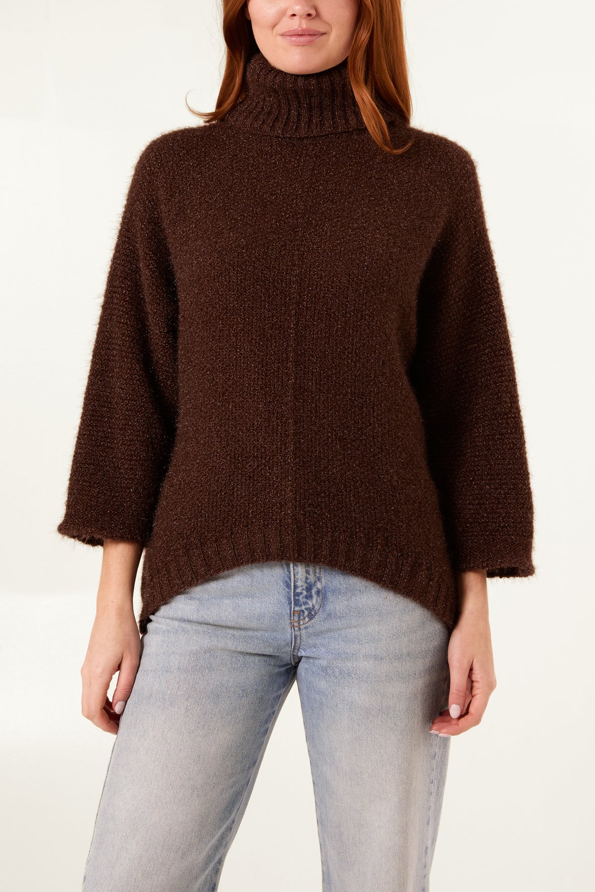 Fluffy Roll Neck Jumper