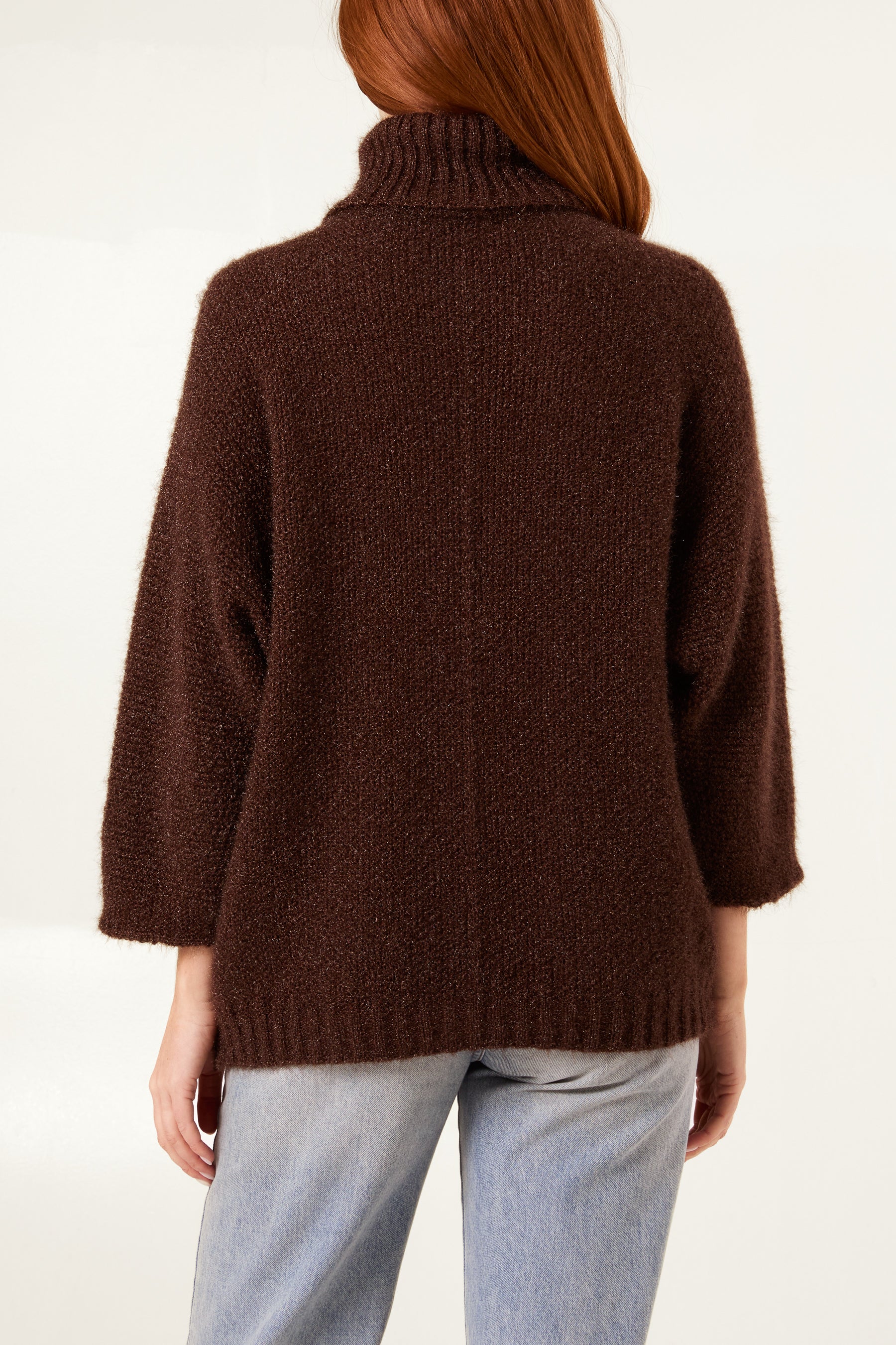 Fluffy Roll Neck Jumper