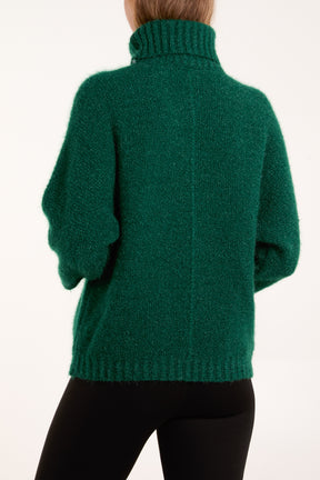 Fluffy Roll Neck Jumper