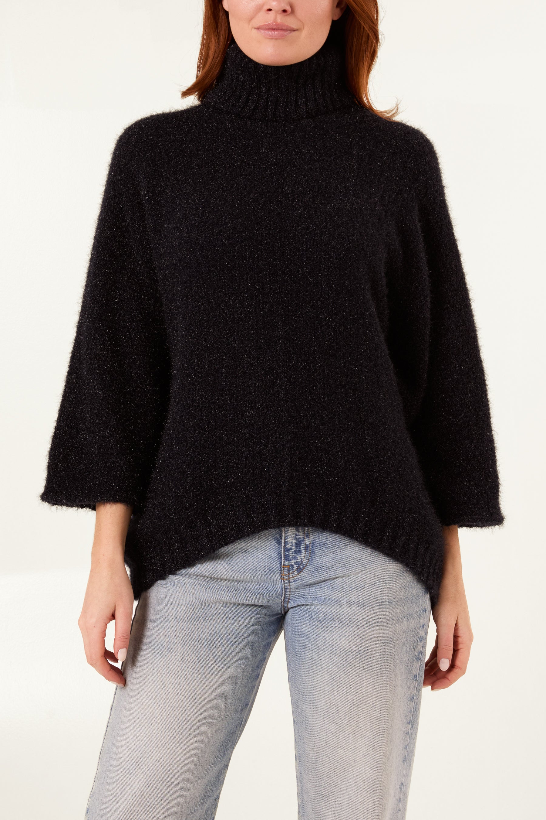 Fluffy Roll Neck Jumper