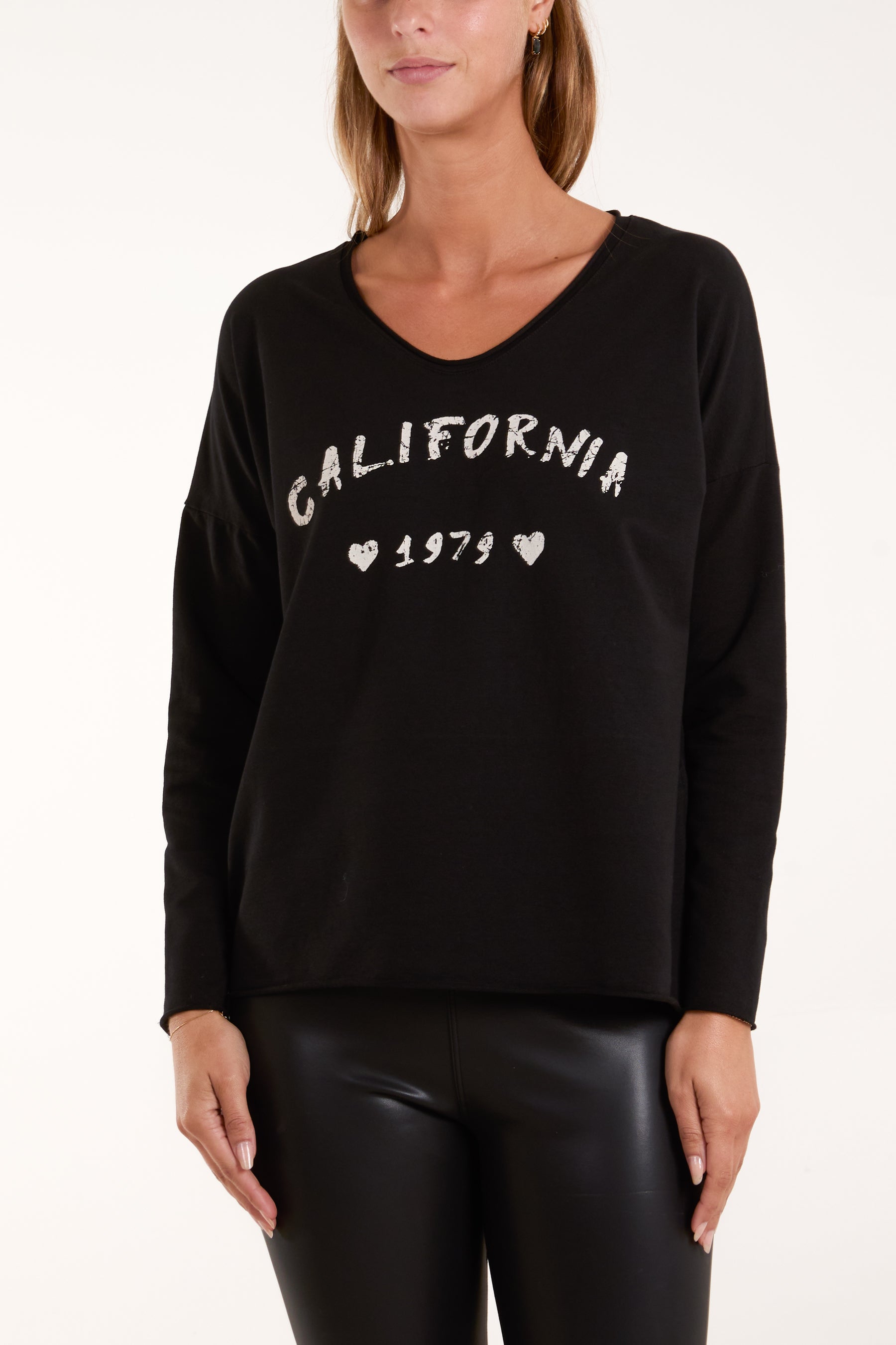 "California 1979" Raw Edge Sweatshirt