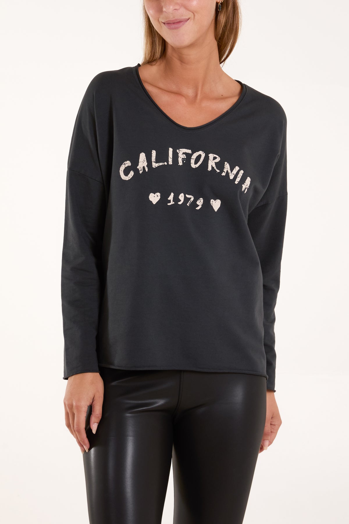 "California 1979" Raw Edge Sweatshirt