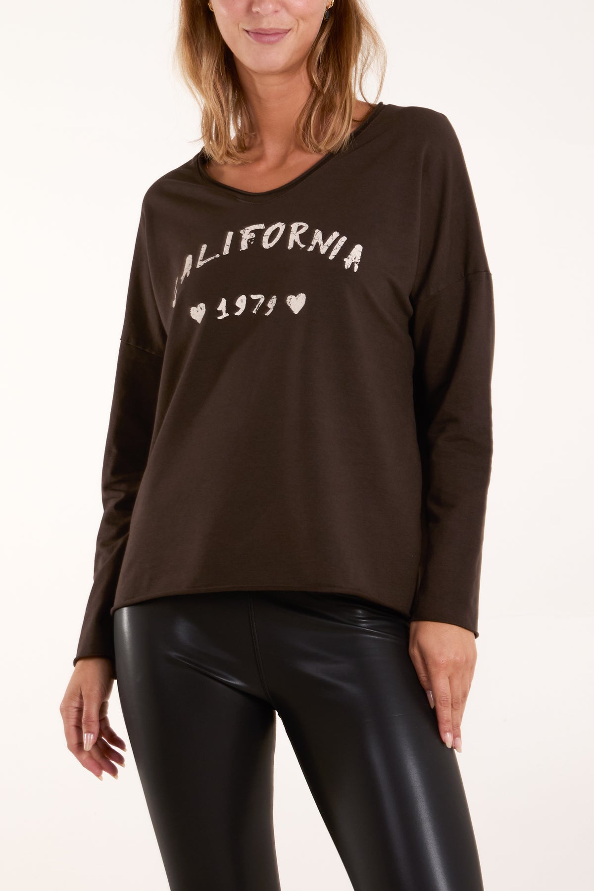 "California 1979" Raw Edge Sweatshirt