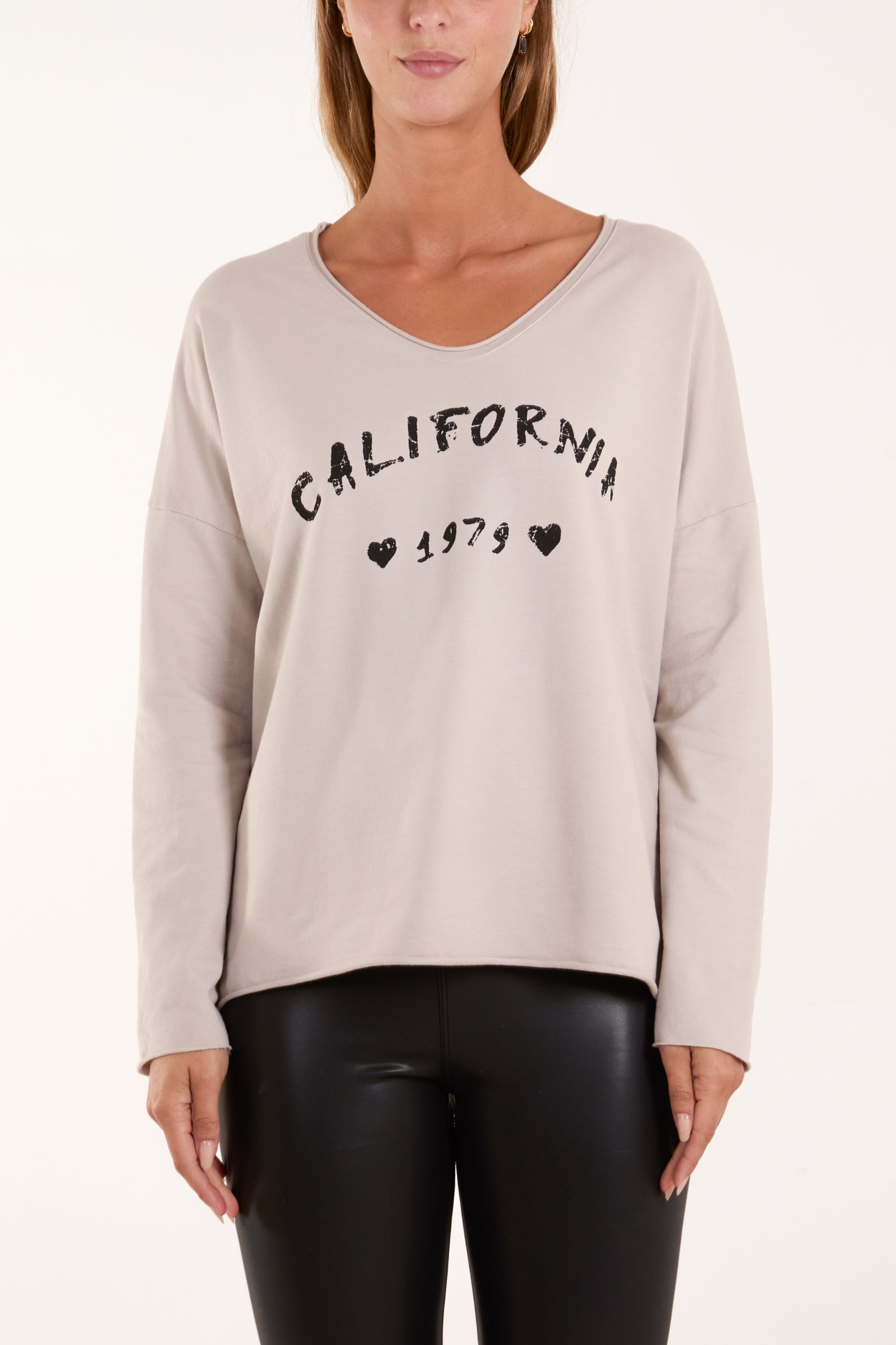 "California 1979" Raw Edge Sweatshirt