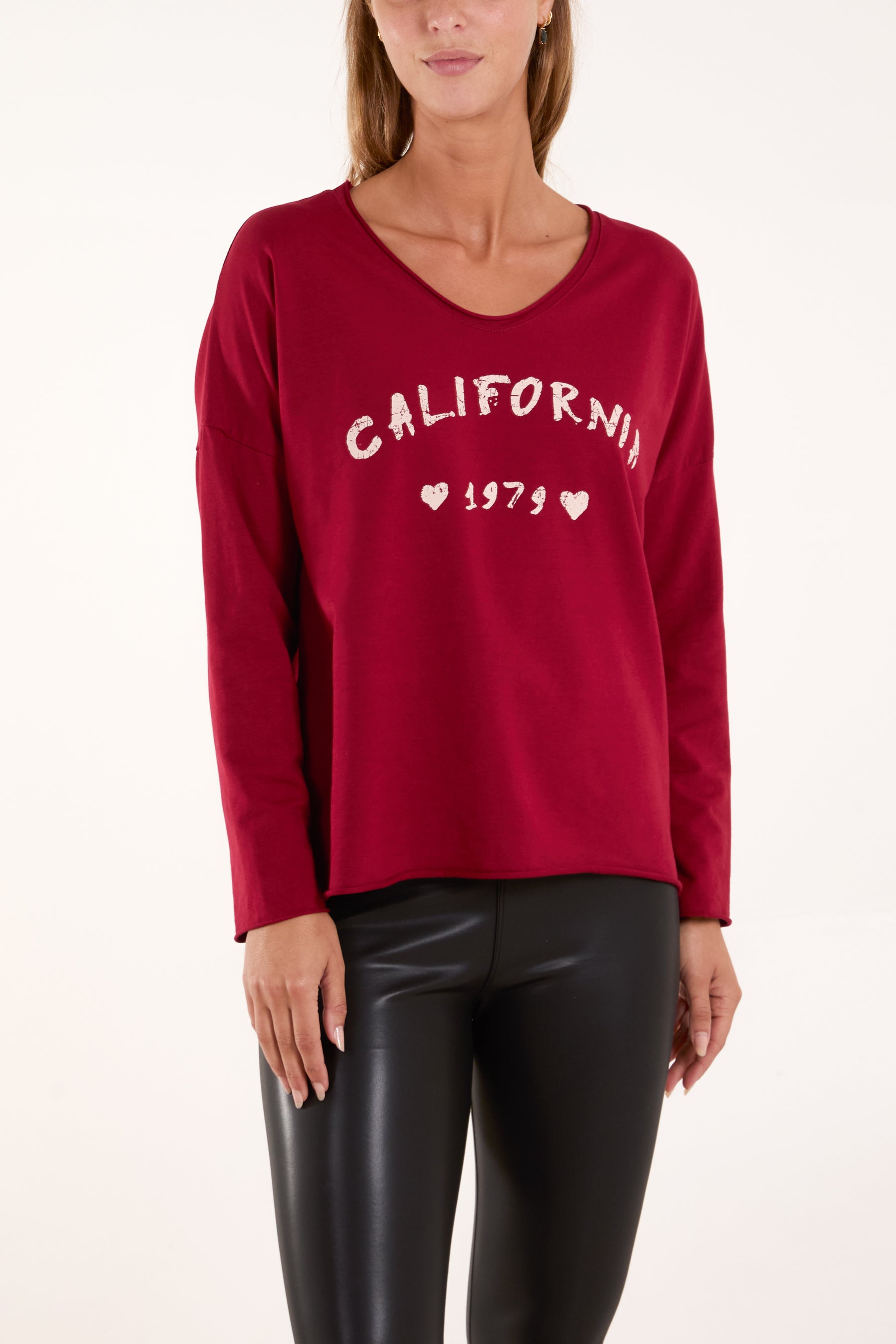 "California 1979" Raw Edge Sweatshirt