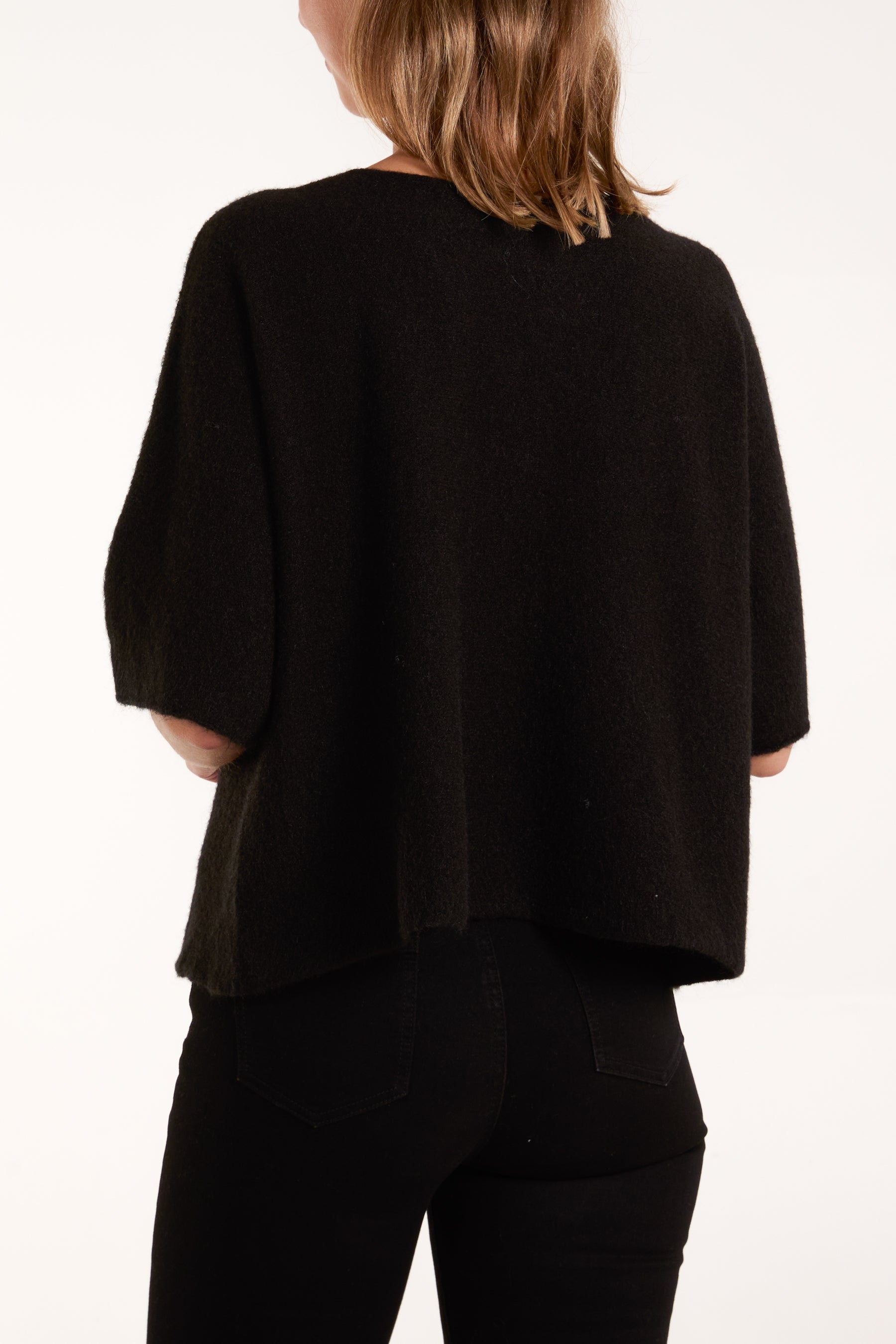 Boxy 3/4 Sleeve Jumper