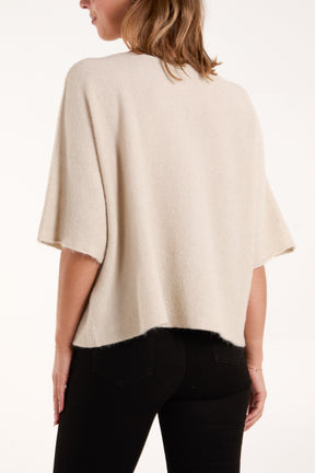 Boxy 3/4 Sleeve Jumper