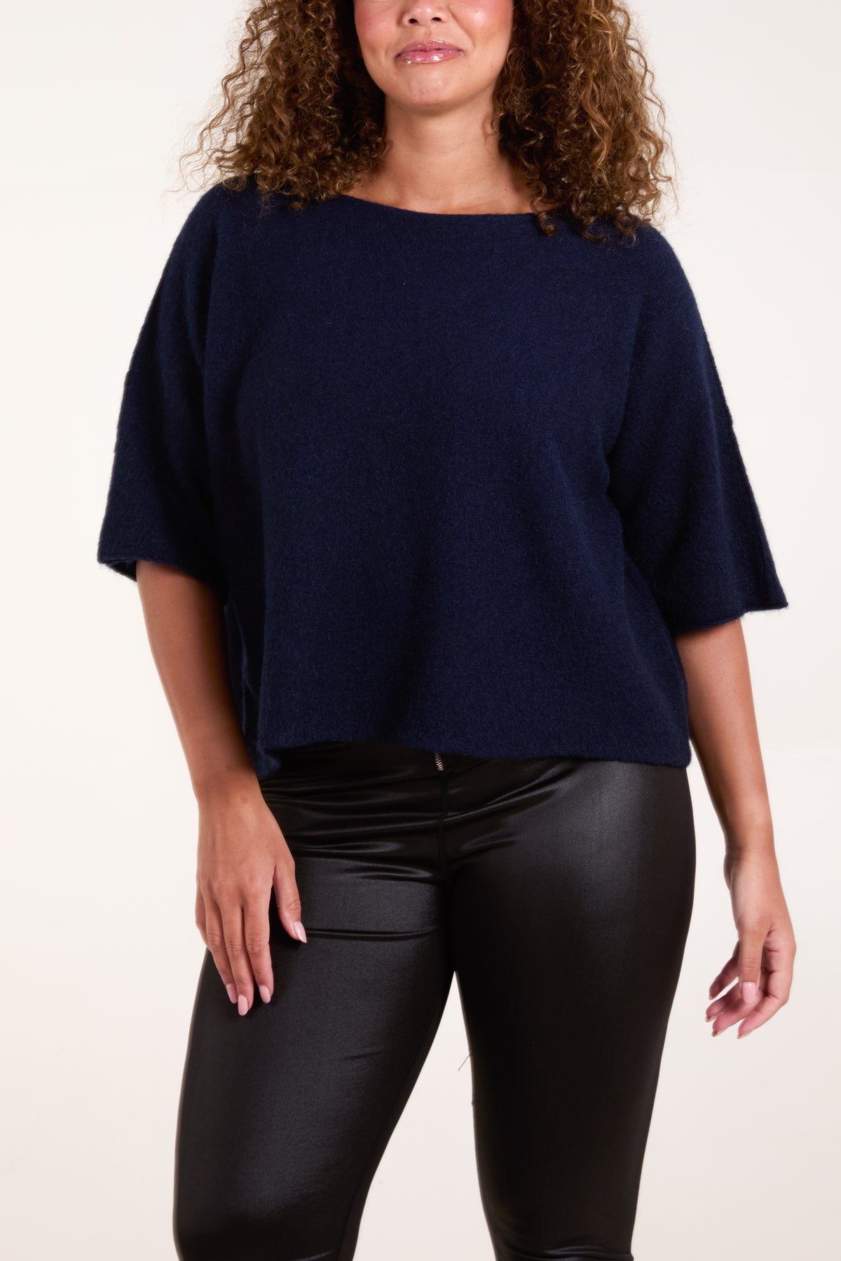 Boxy 3/4 Sleeve Jumper