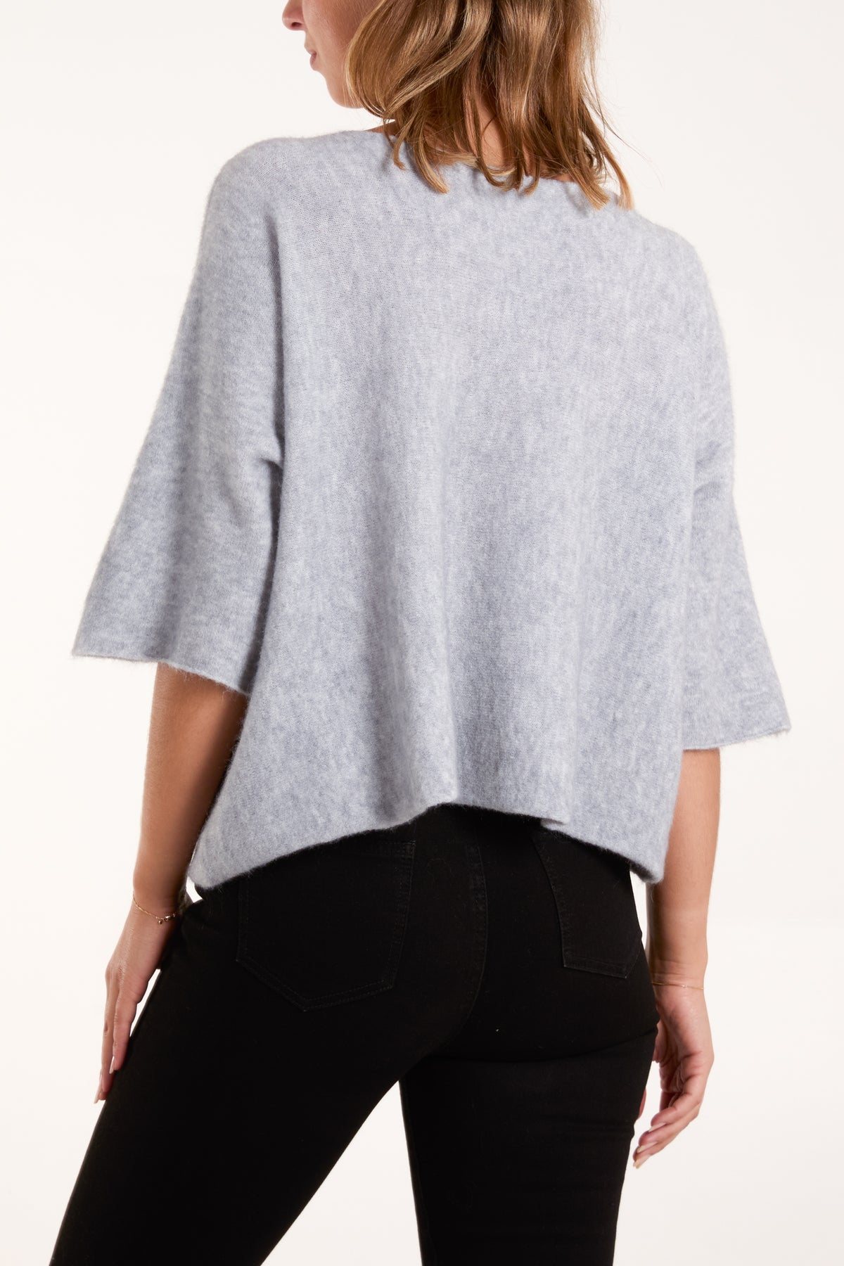 Boxy 3/4 Sleeve Jumper