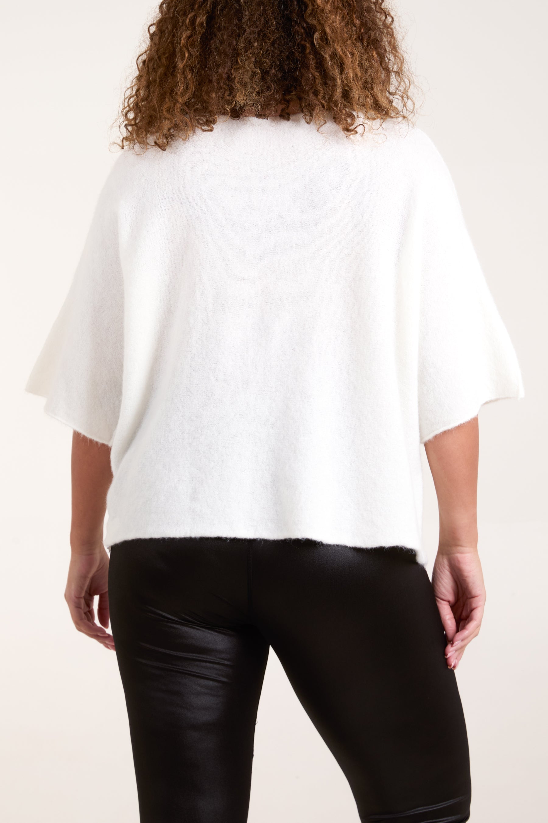 Boxy 3/4 Sleeve Jumper