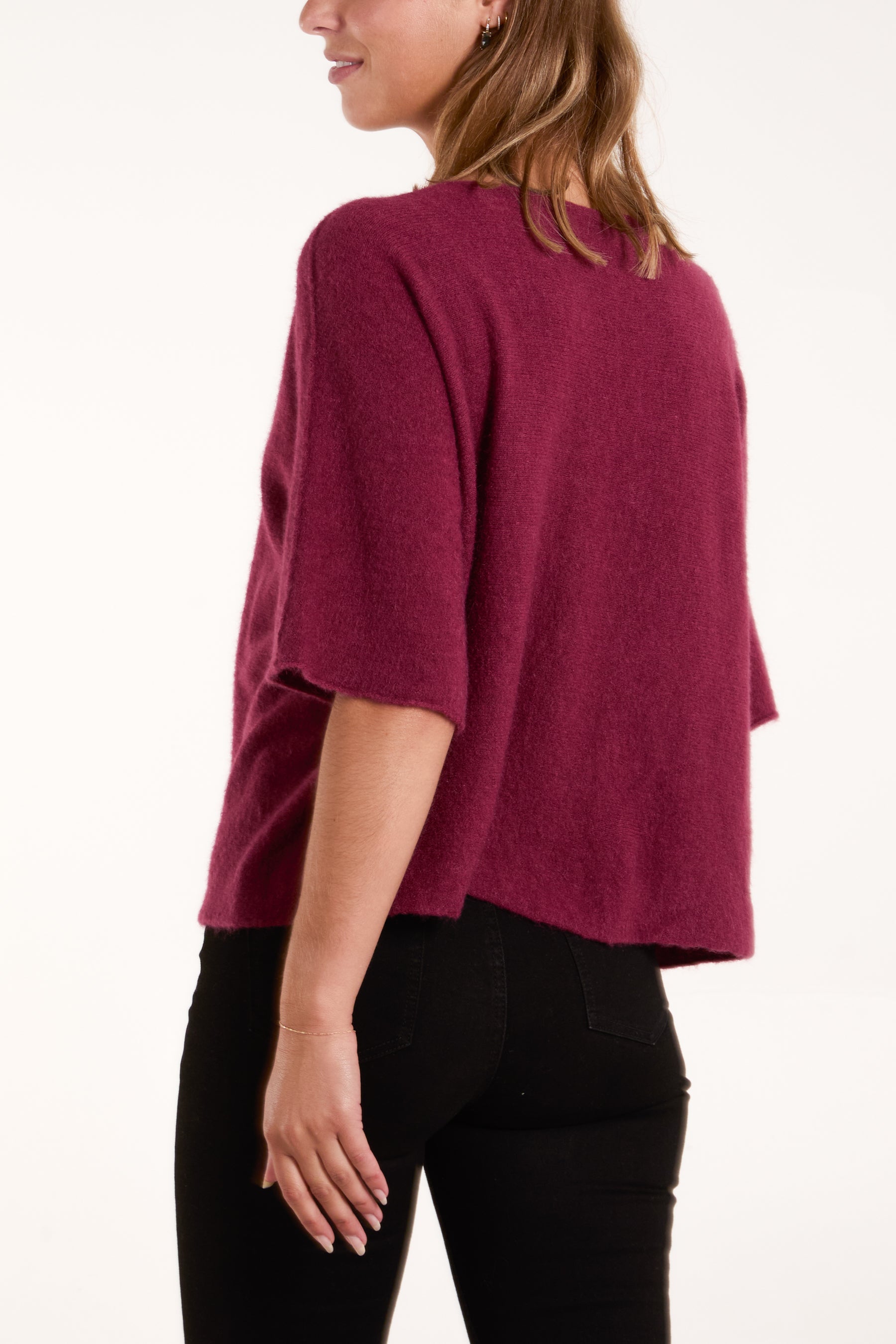 Boxy 3/4 Sleeve Jumper