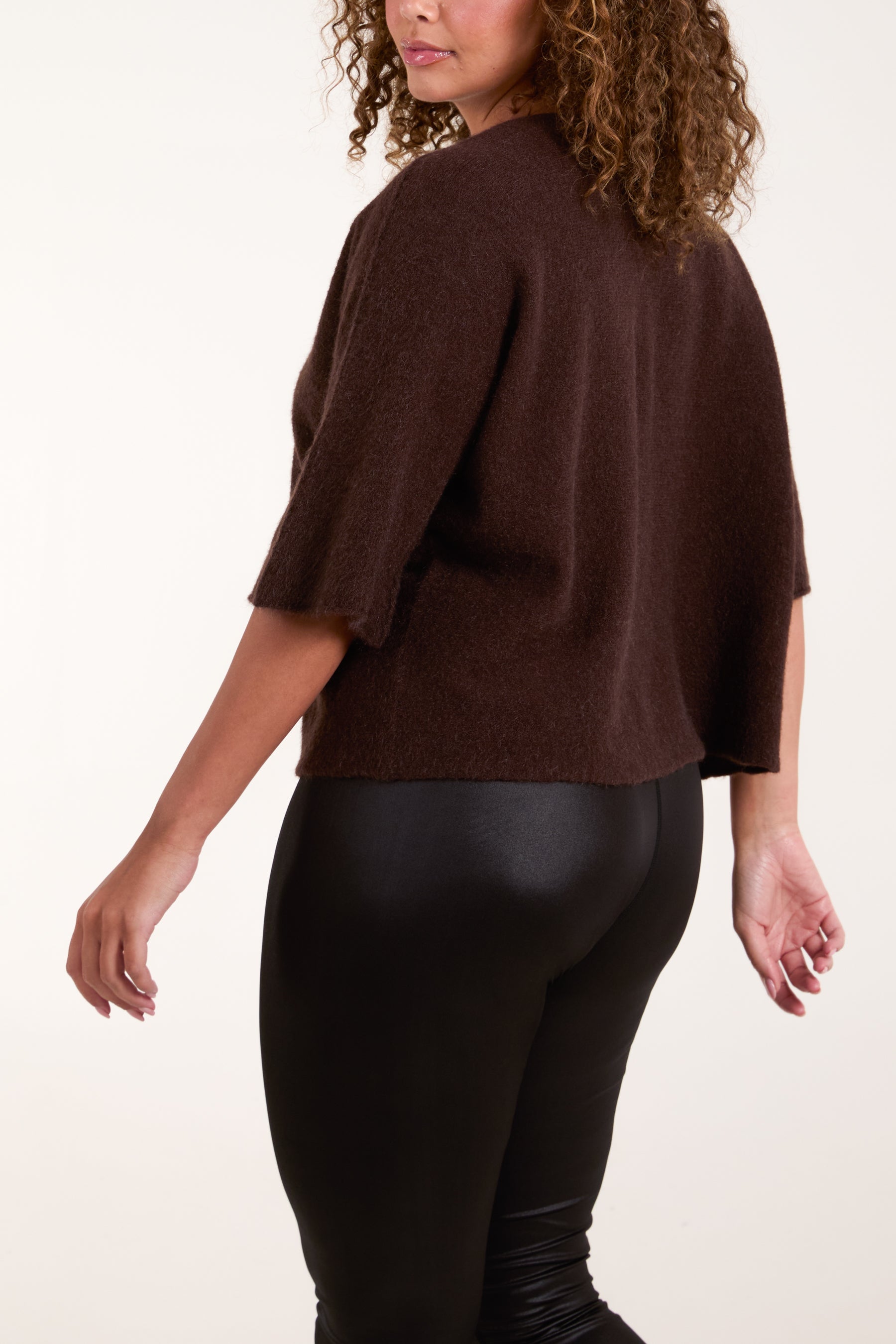 Boxy 3/4 Sleeve Jumper