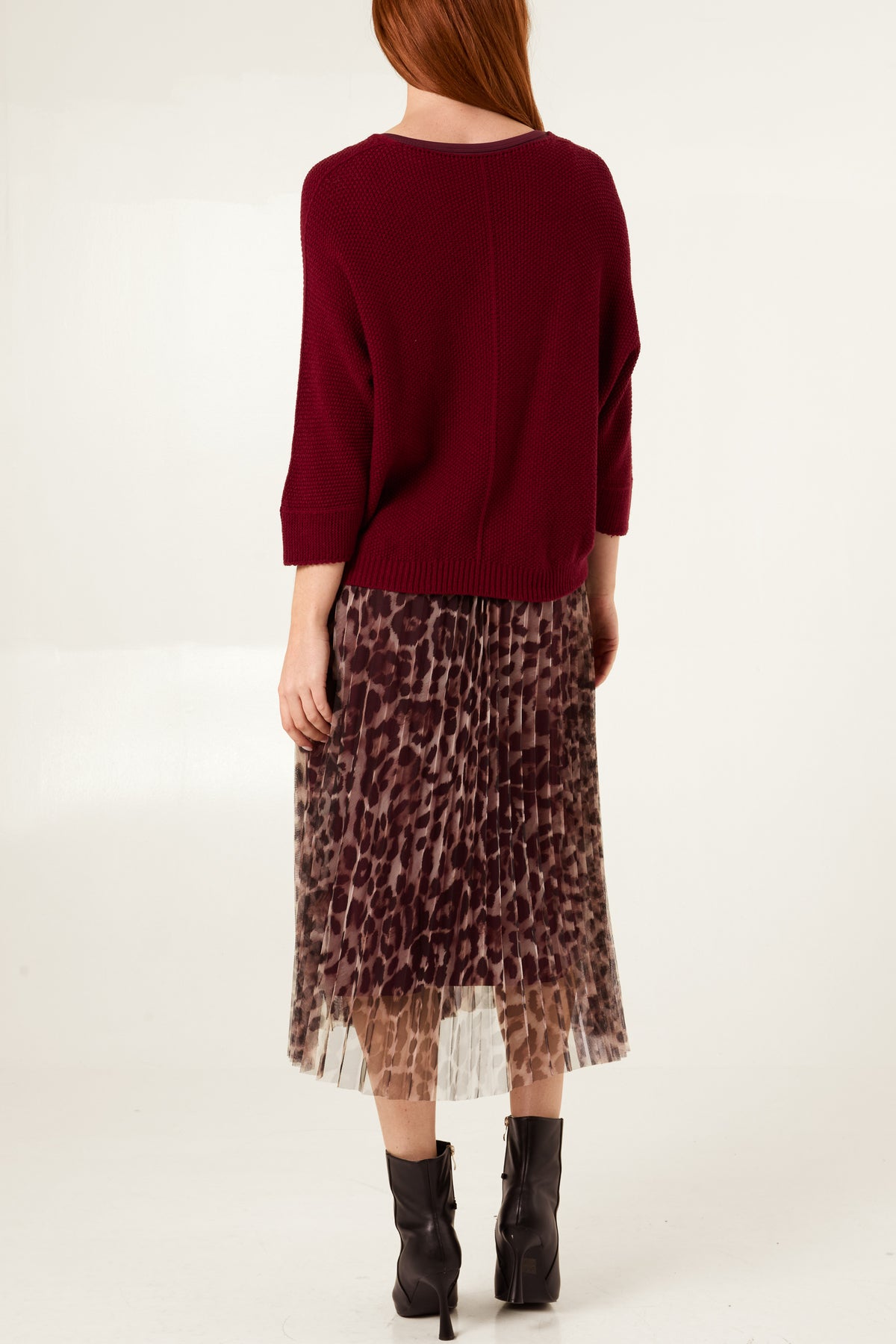 Leopard Tulle Skirt Dress & Jumper Set