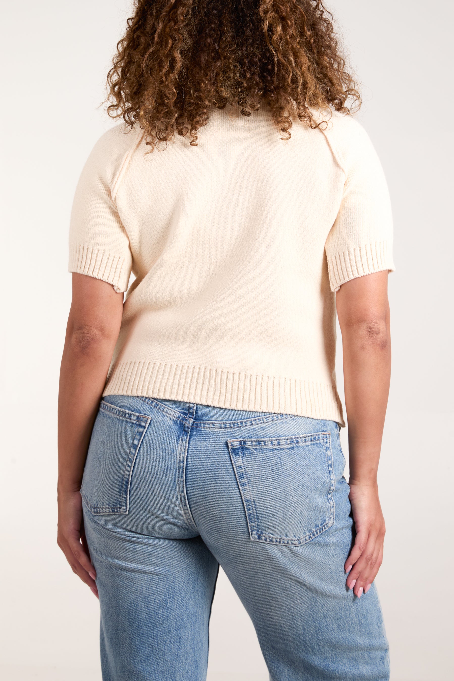 Round Neck Raglan Sleeve Jumper