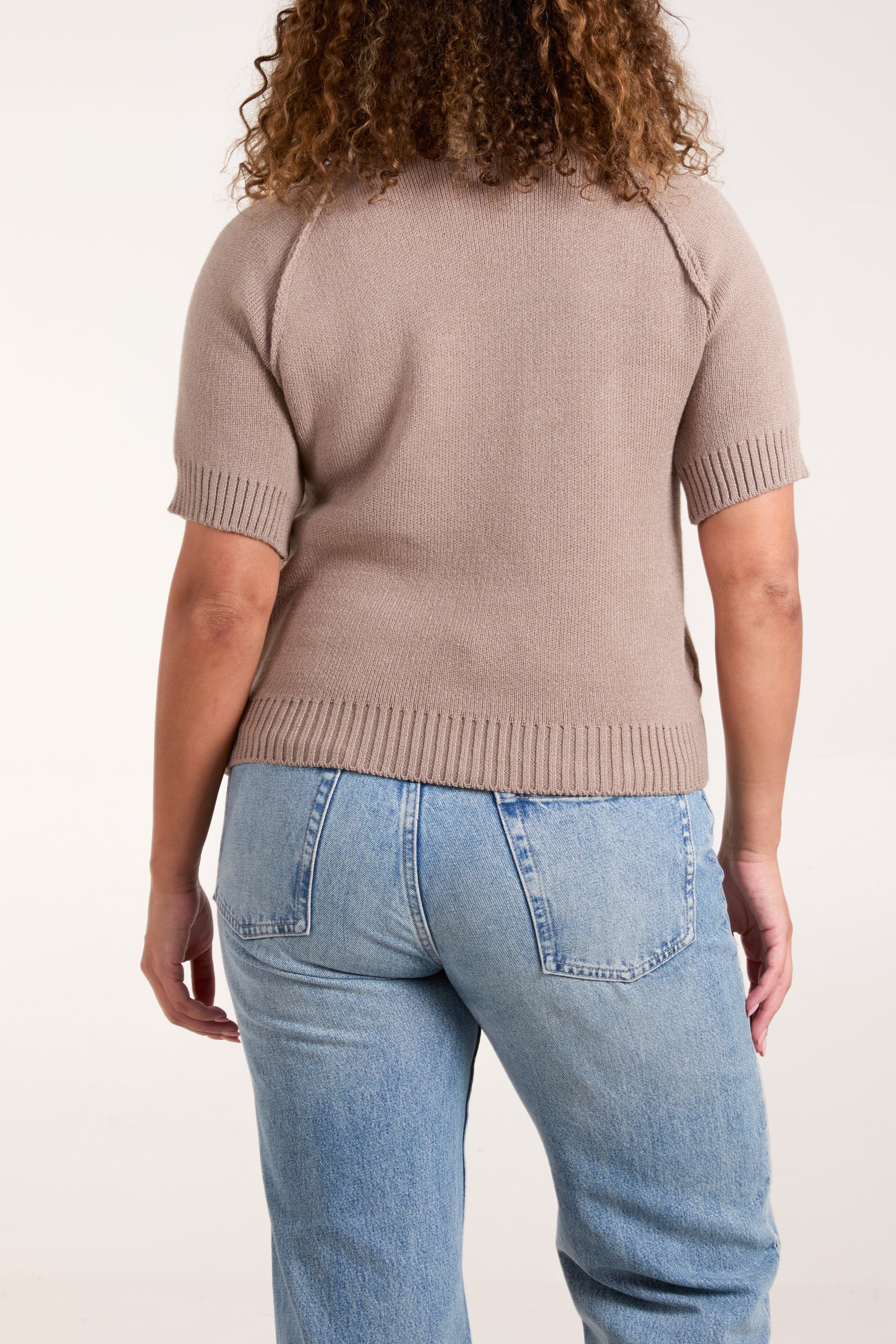 Round Neck Raglan Sleeve Jumper