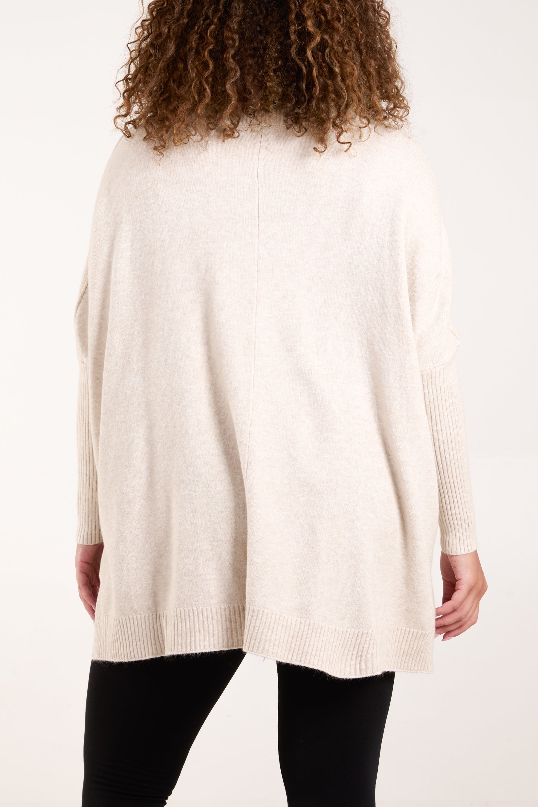 Cable Knit Batwing Sleeve Jumper