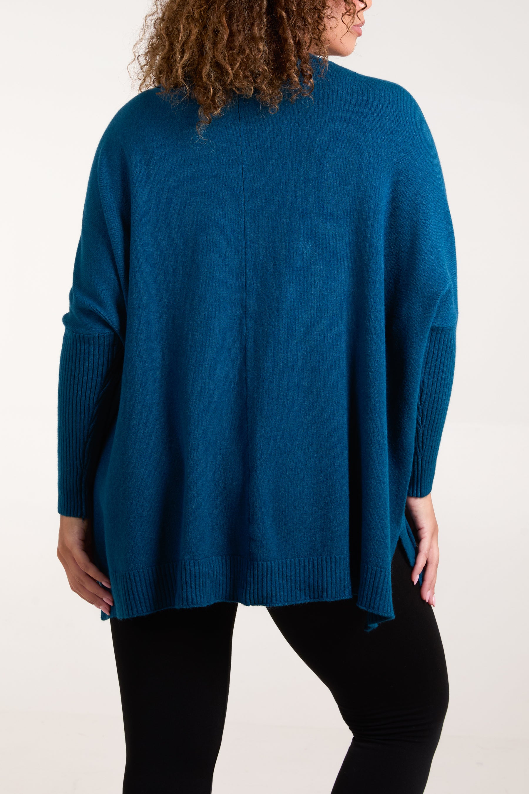 Cable Knit Batwing Sleeve Jumper