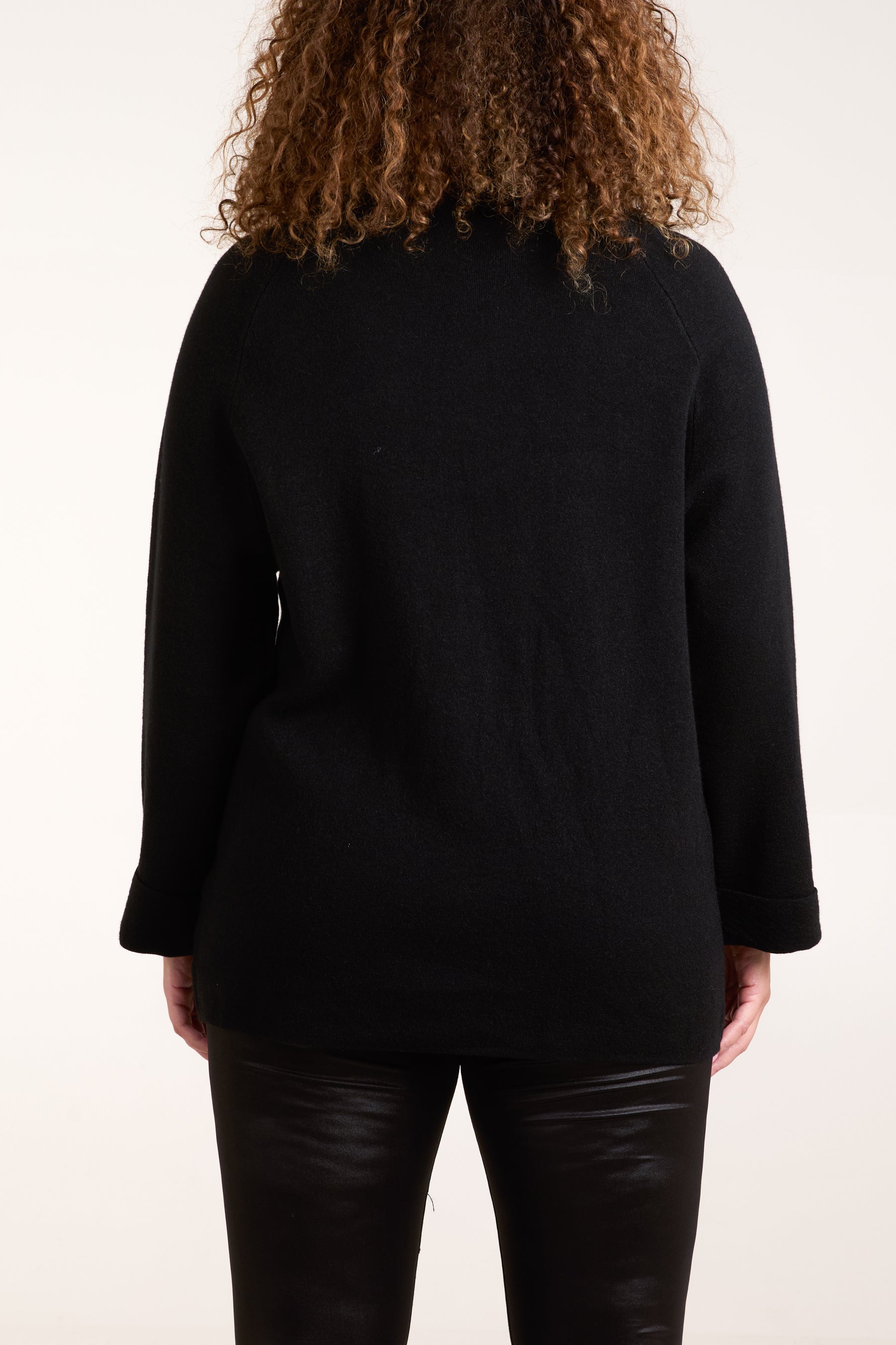 Roll Neck Pockets Jumper