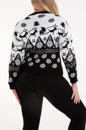 Santa Sleigh Fairisle Jumper