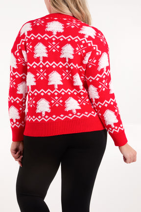 Flocking Trees Festive Jumper