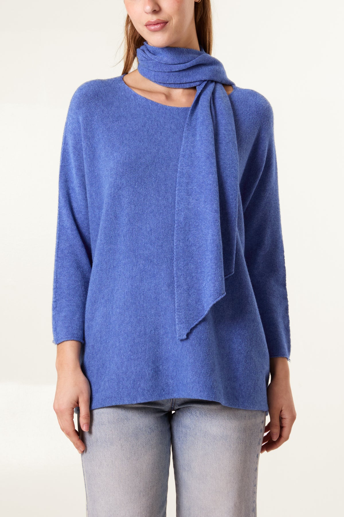 Soft Touch Jumper & Matching Scarf