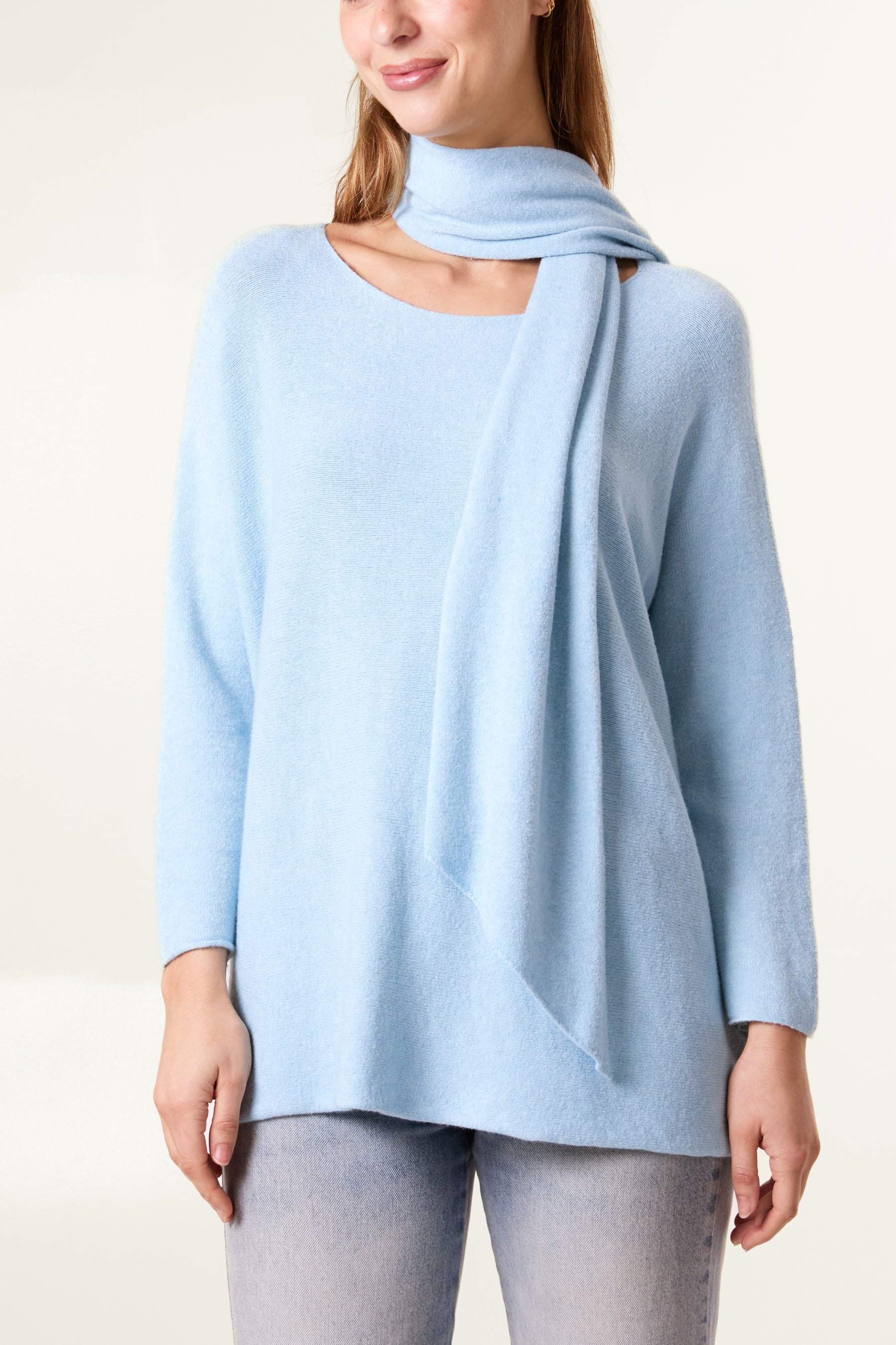 Soft Touch Jumper & Matching Scarf