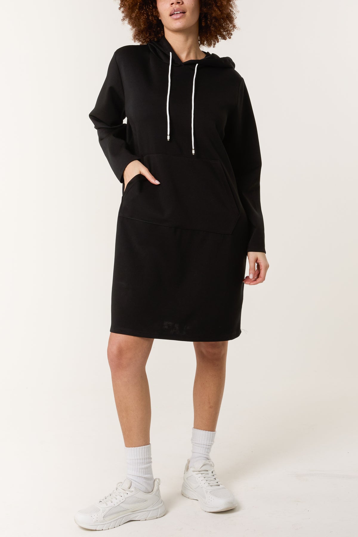 Soft Touch Hooded Sweatshirt Dress