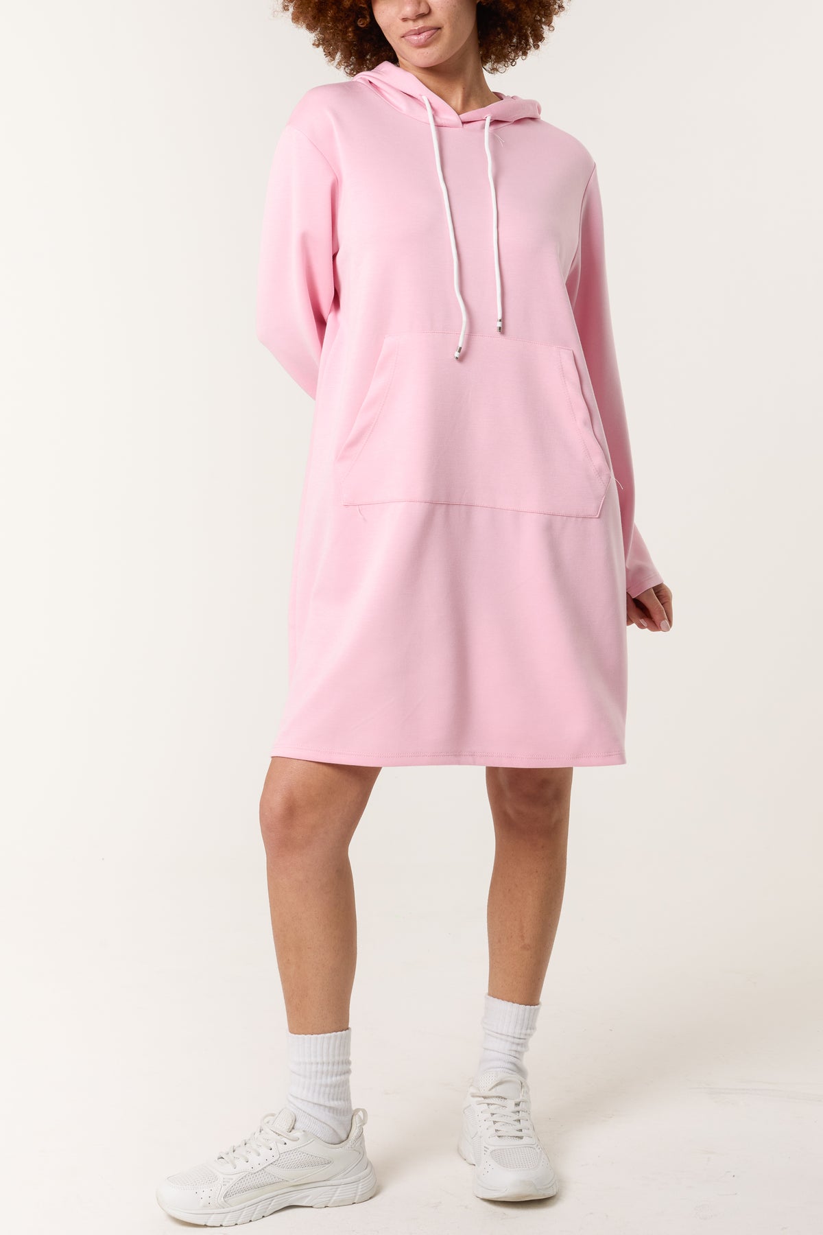 Soft Touch Hooded Sweatshirt Dress