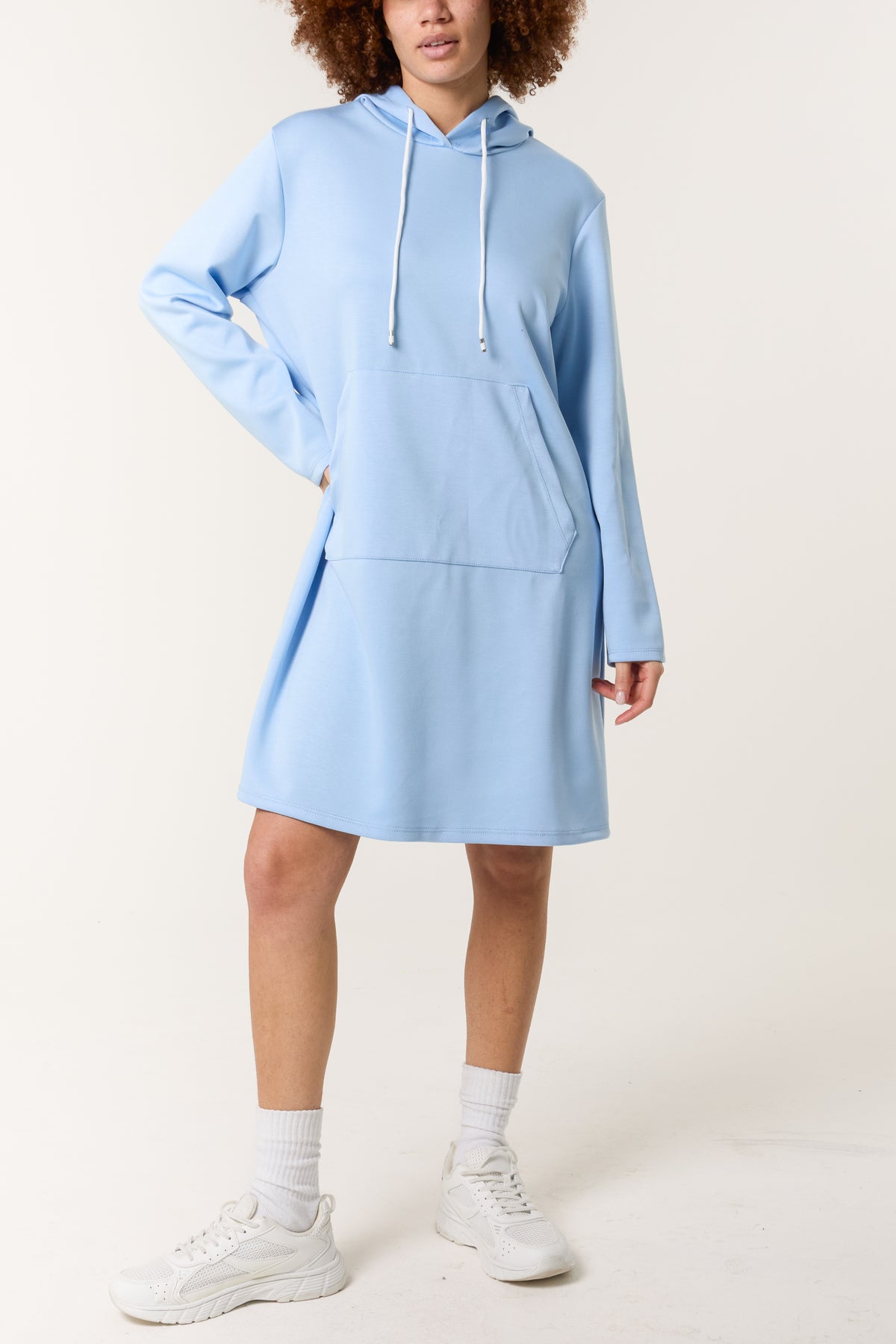 Soft Touch Hooded Sweatshirt Dress