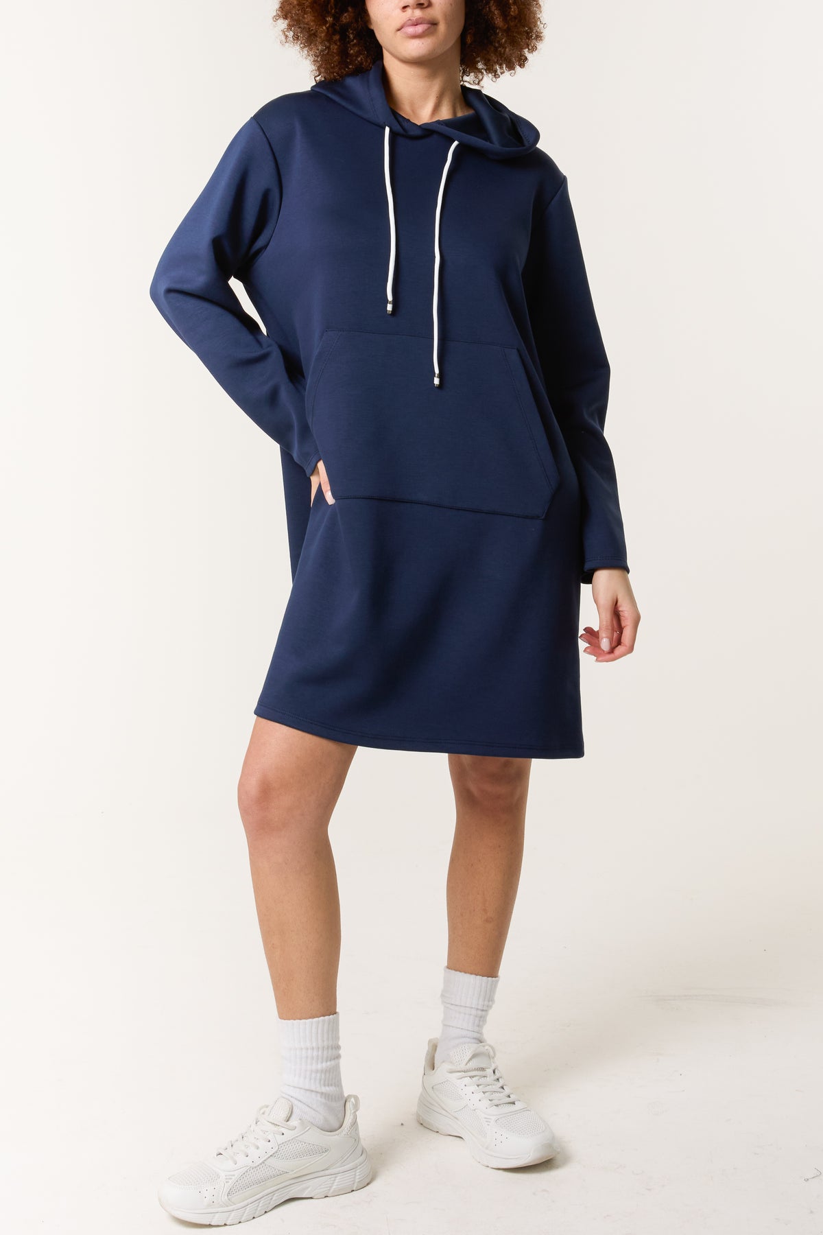 Soft Touch Hooded Sweatshirt Dress