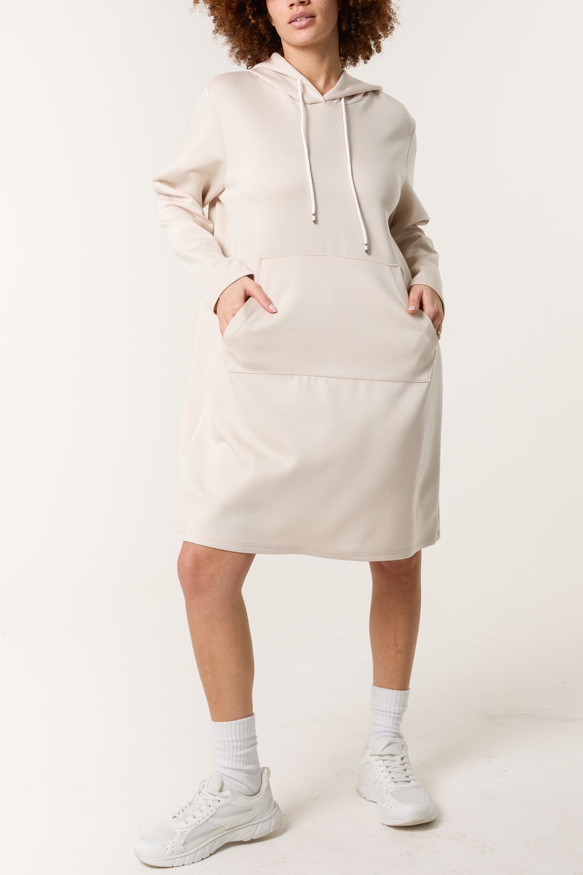 Soft Touch Hooded Sweatshirt Dress