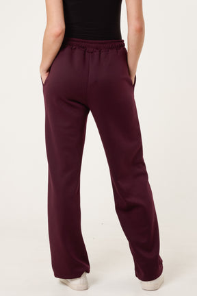 Drawstring Crease-Front Sweat Trousers