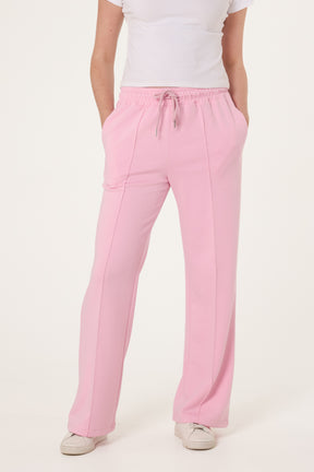 Drawstring Crease-Front Sweat Trousers