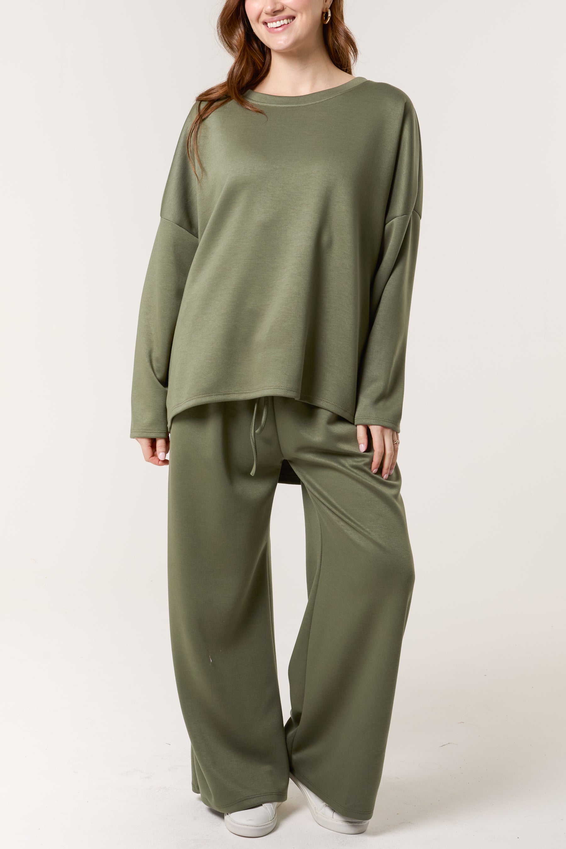 Soft Touch Sweatshirt & Wide Leg Set