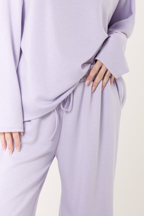 Soft Touch Sweatshirt & Wide Leg Set