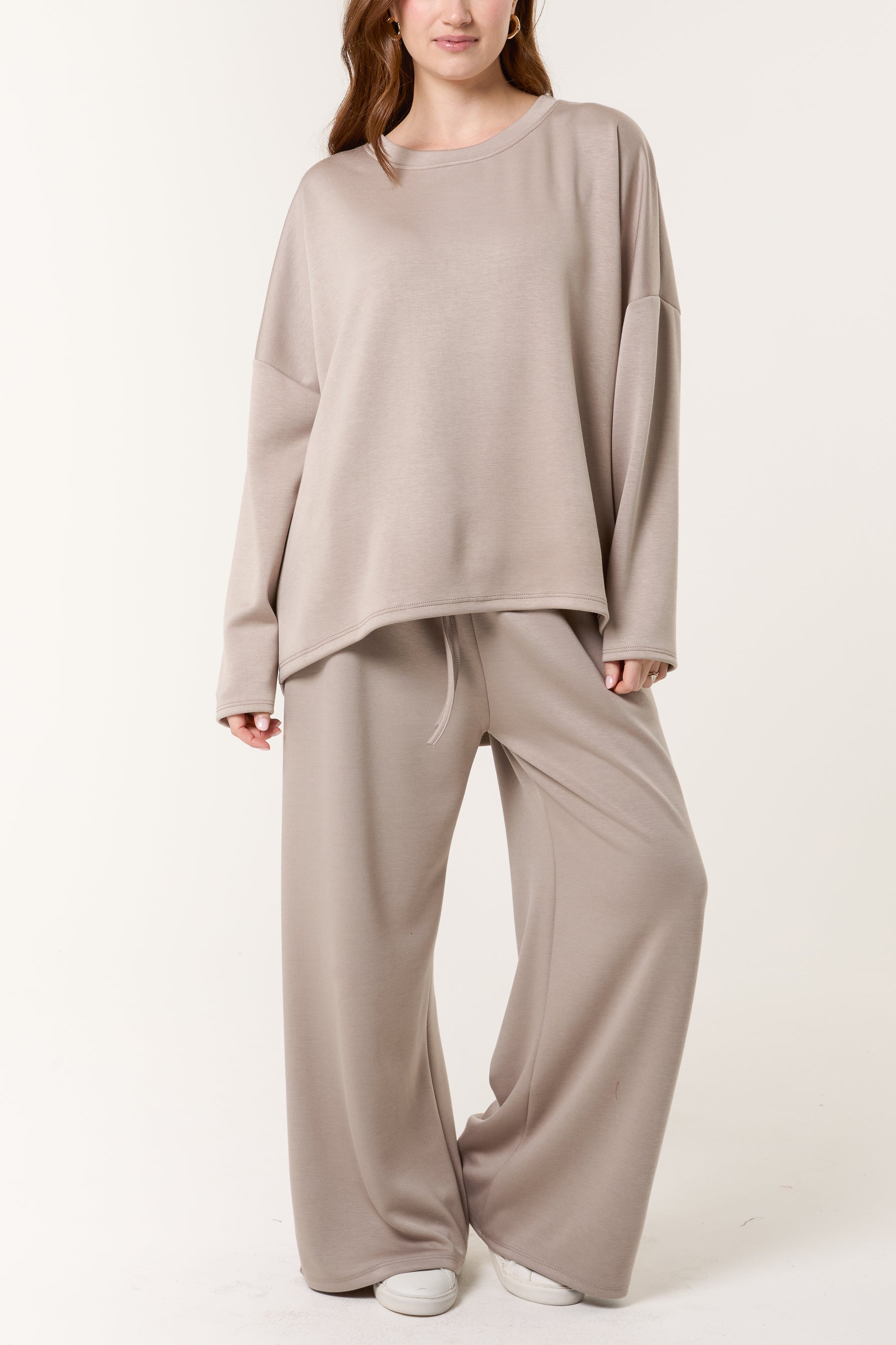 Soft Touch Sweatshirt & Wide Leg Set