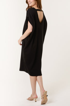 T-Bar Short Sleeve Soft Touch Dress