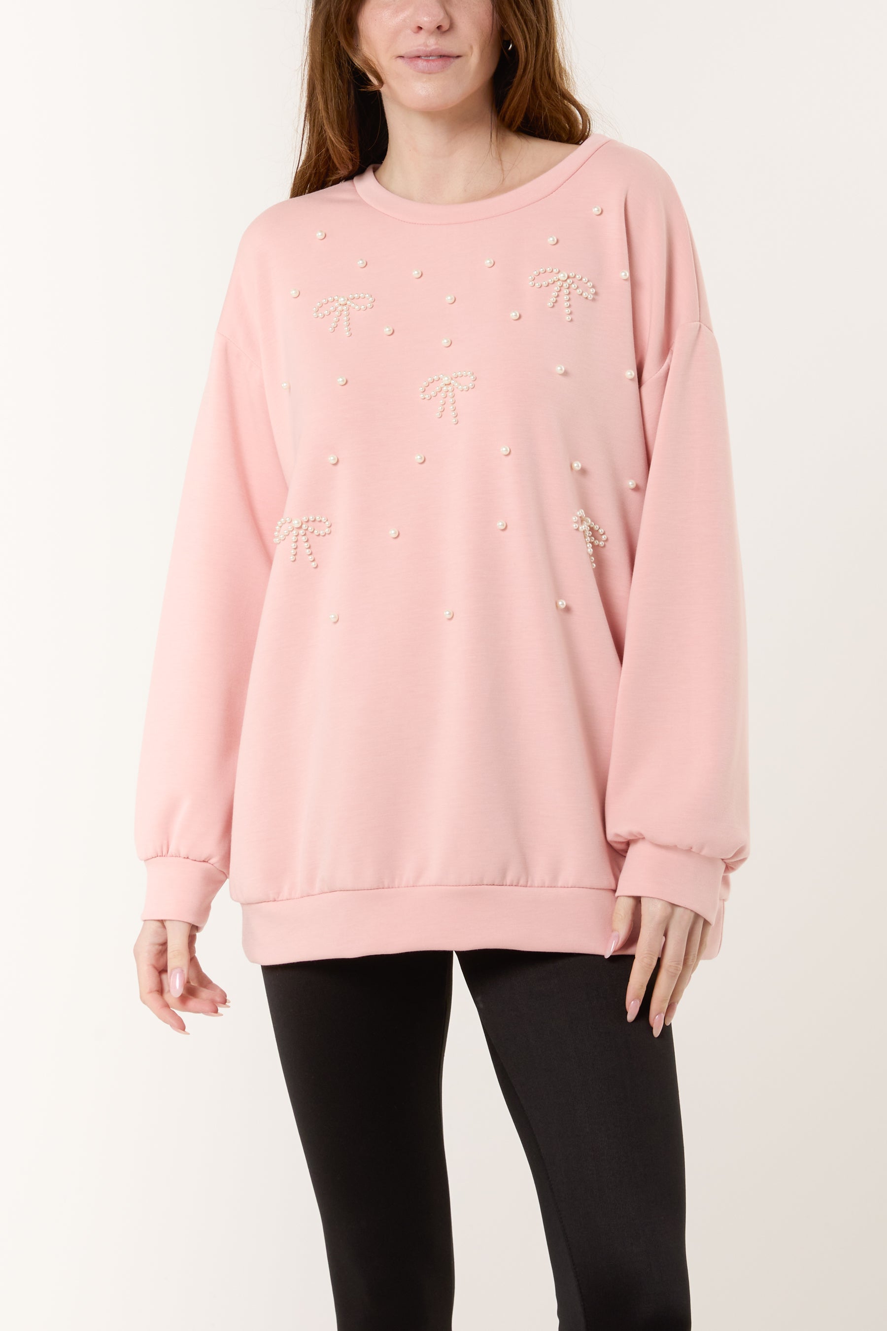 Pearl Bows Soft Touch Sweatshirt