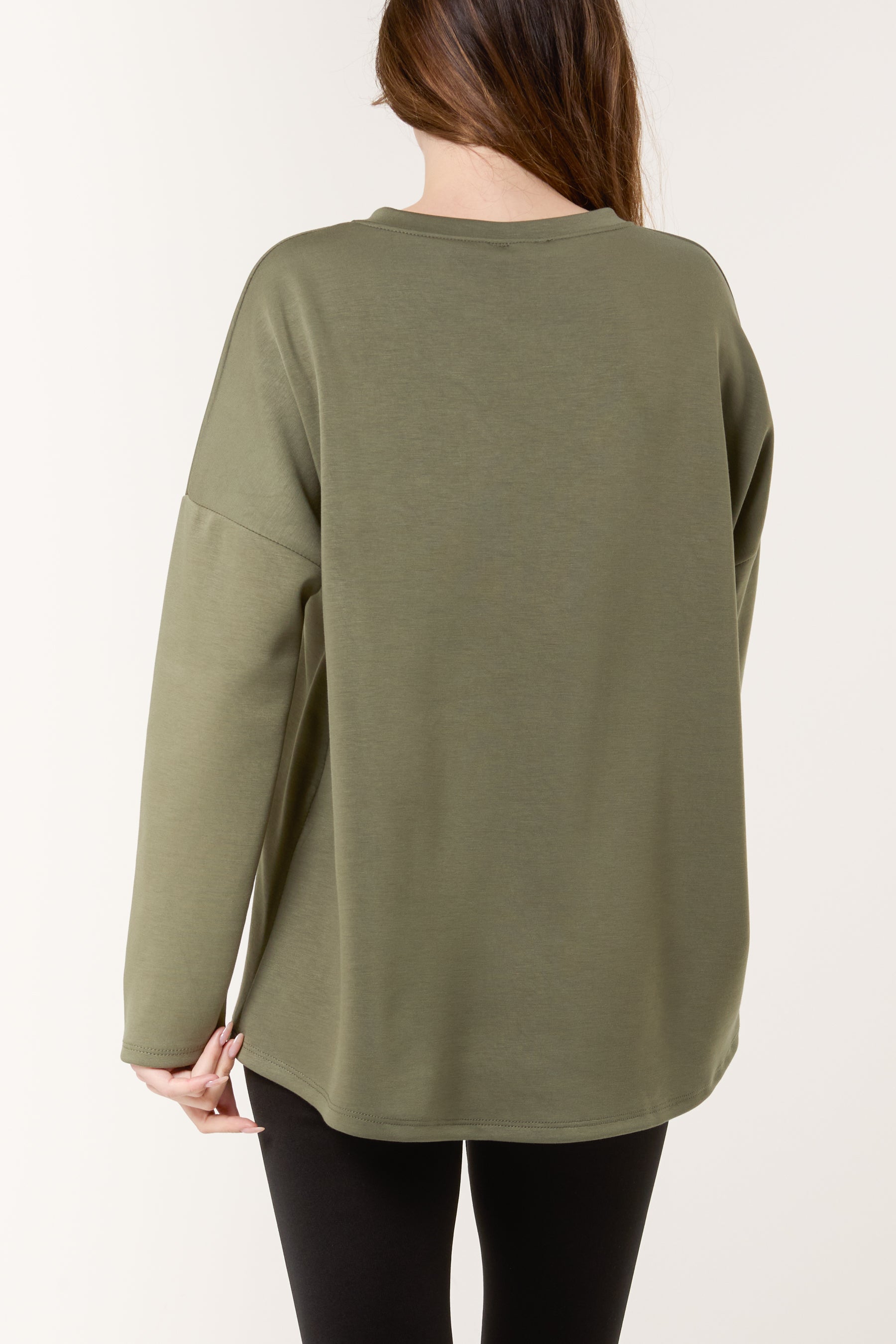 Flocking "NEW YORK" V-Neck Sweatshirt