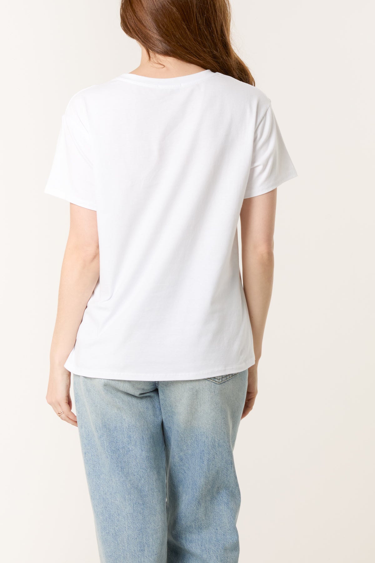 Flocking "AMOUR" Short Sleeve T-Shirt