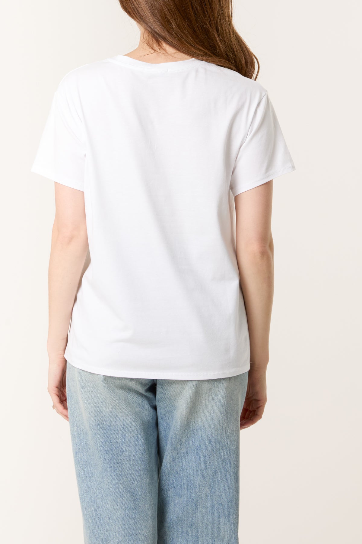 Flocking "AMOUR" Short Sleeve T-Shirt