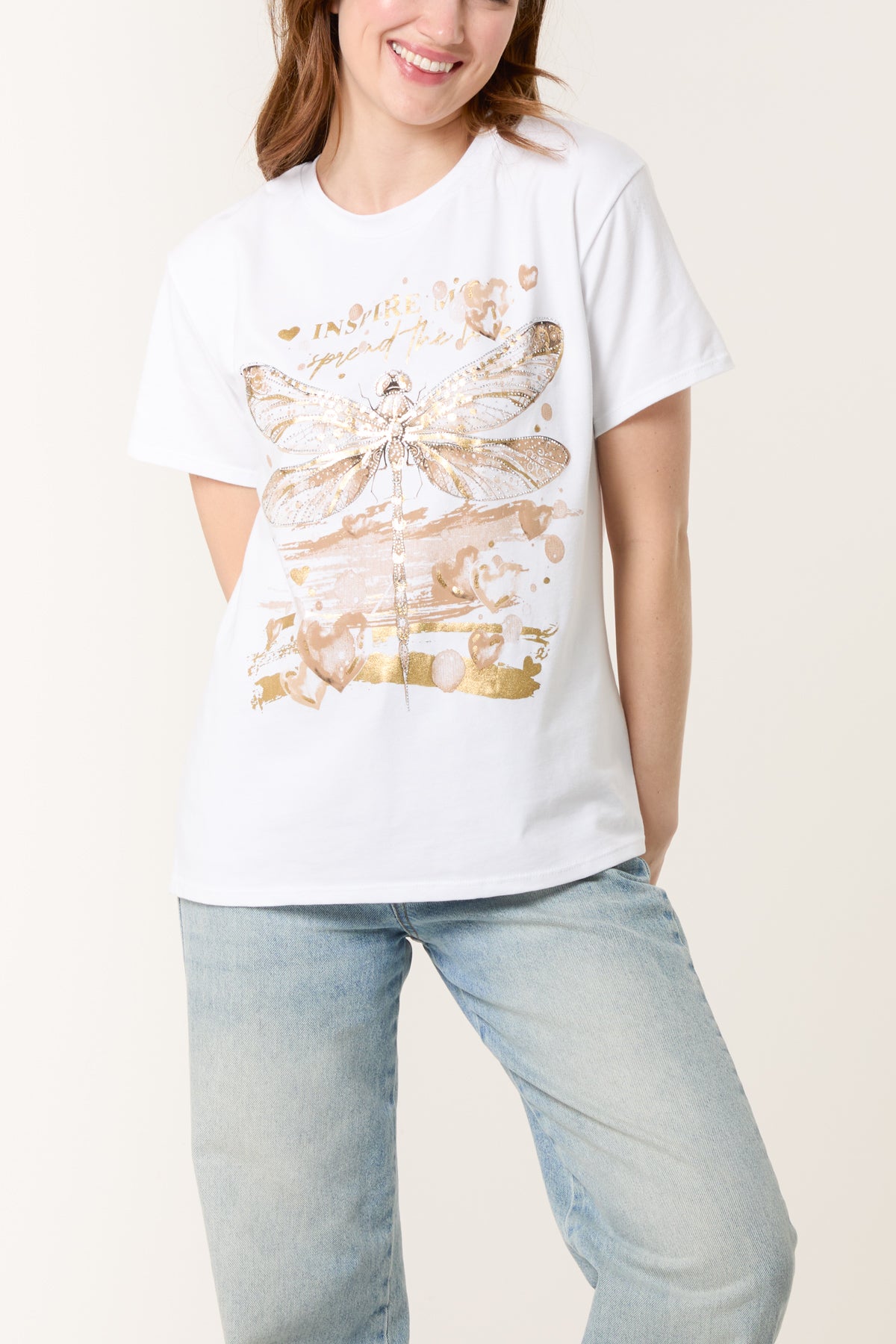 Foil Dragonfly Short Sleeve T-Shirt