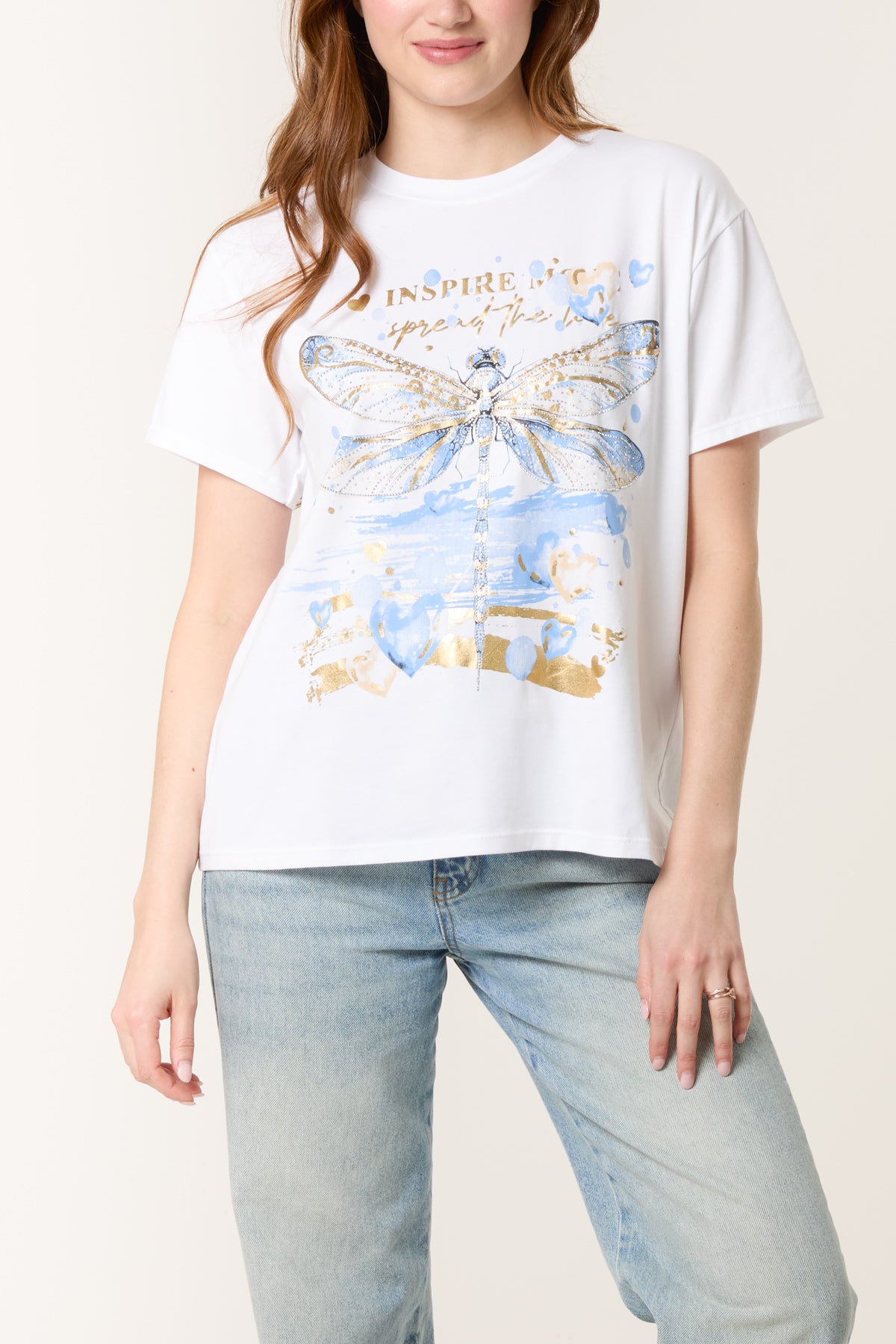 Foil Dragonfly Short Sleeve T-Shirt