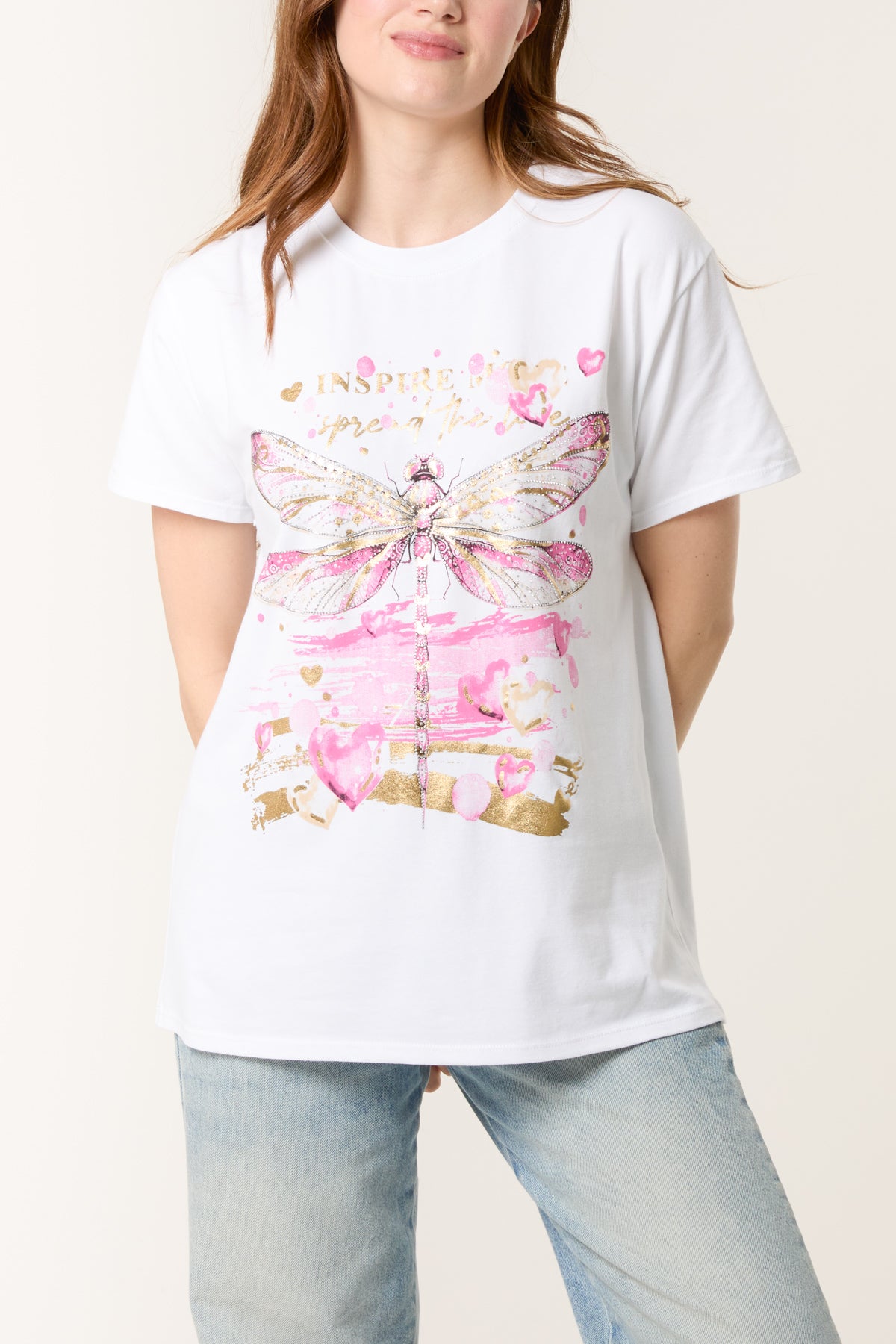 Foil Dragonfly Short Sleeve T-Shirt