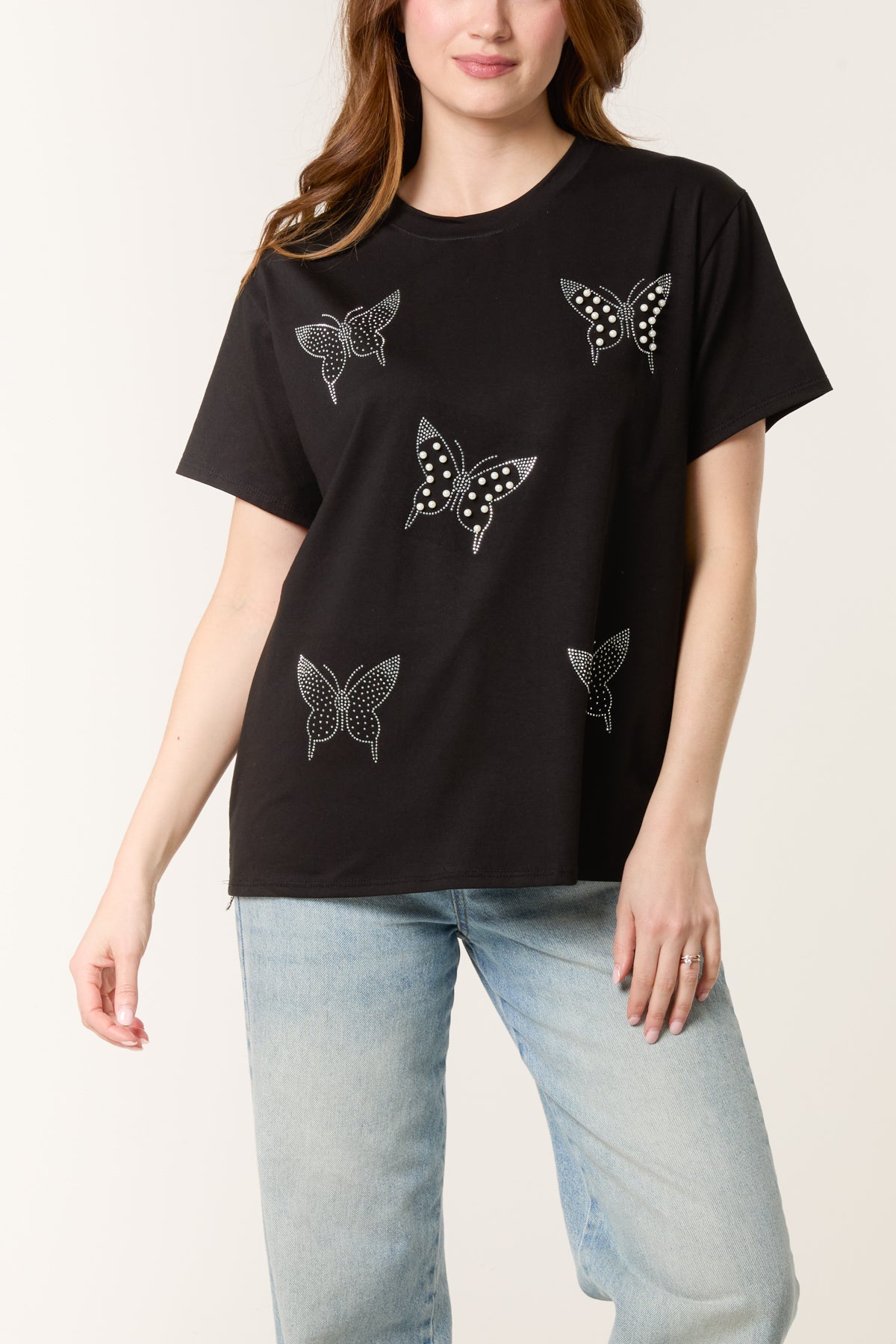 Pearl Butterfly Short Sleeve T-Shirt