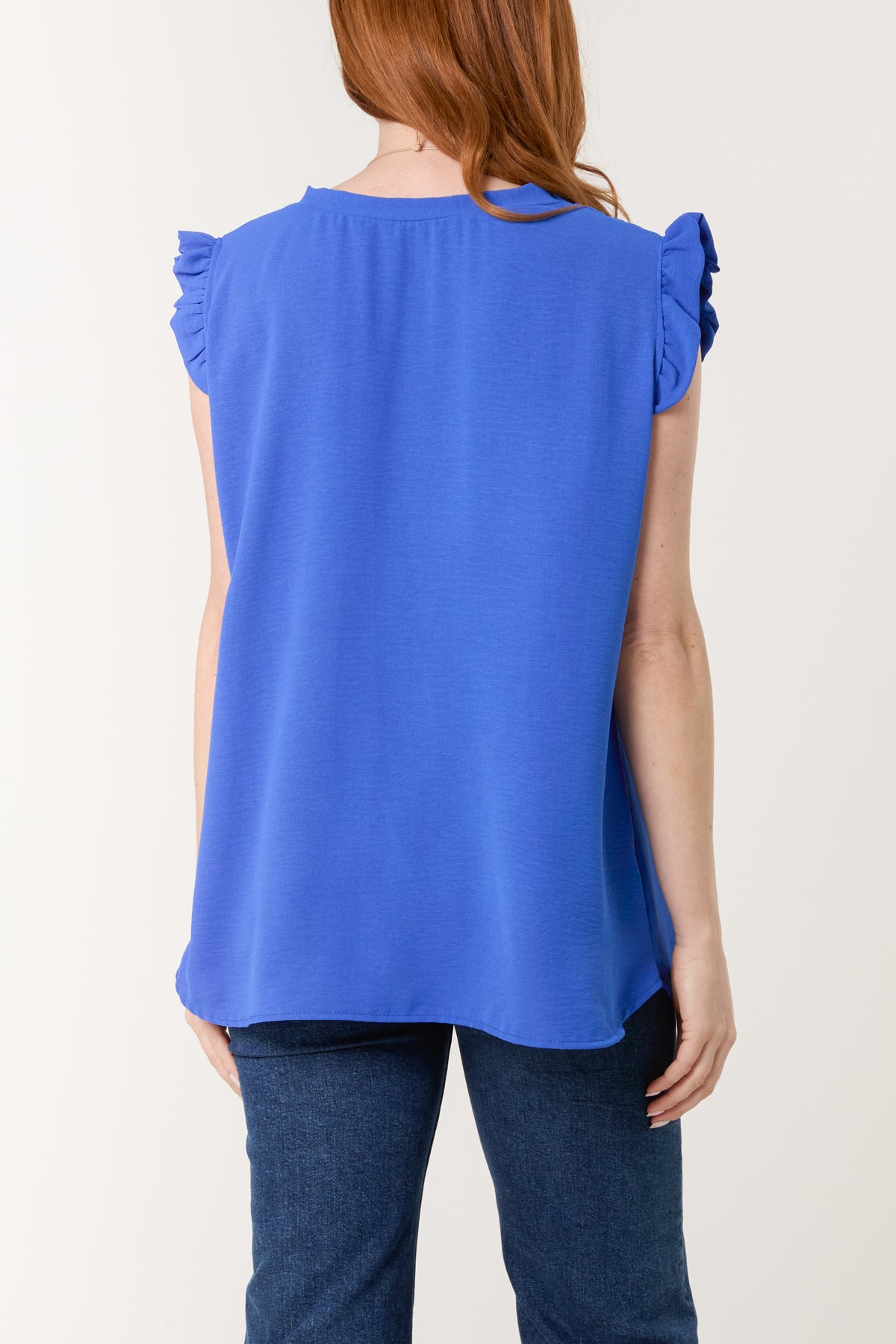 Necklace Frill Sleeve Top