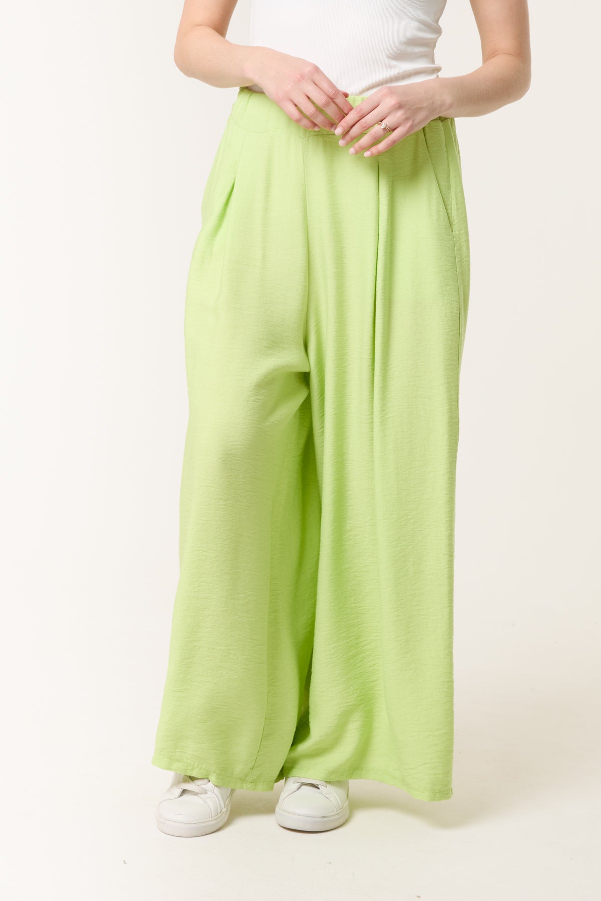 Wide Leg Pockets Palazzo Trousers