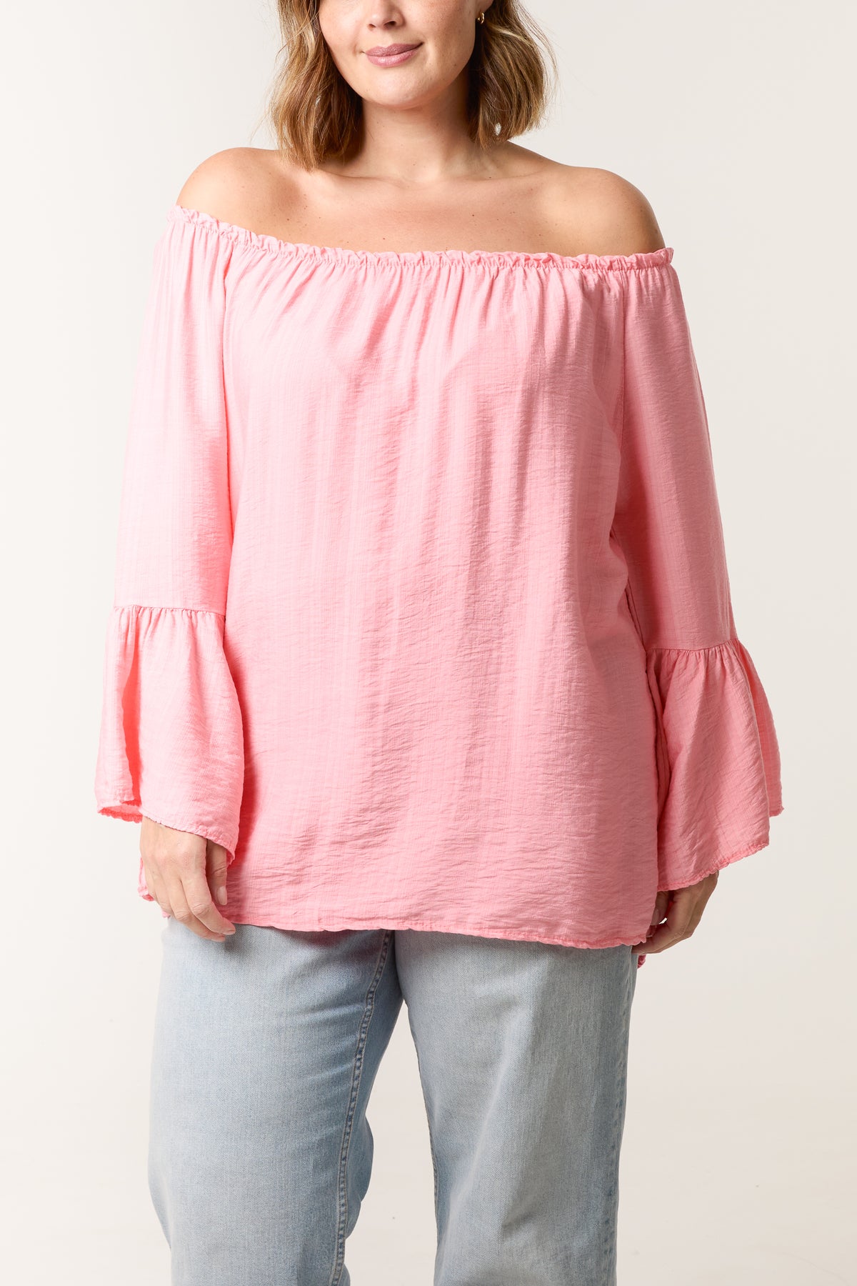 Bell Sleeve Bardot Top