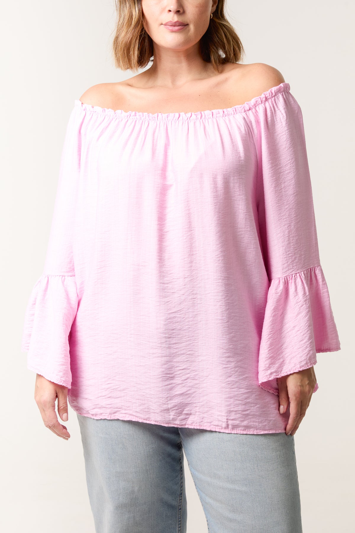 Bell Sleeve Bardot Top